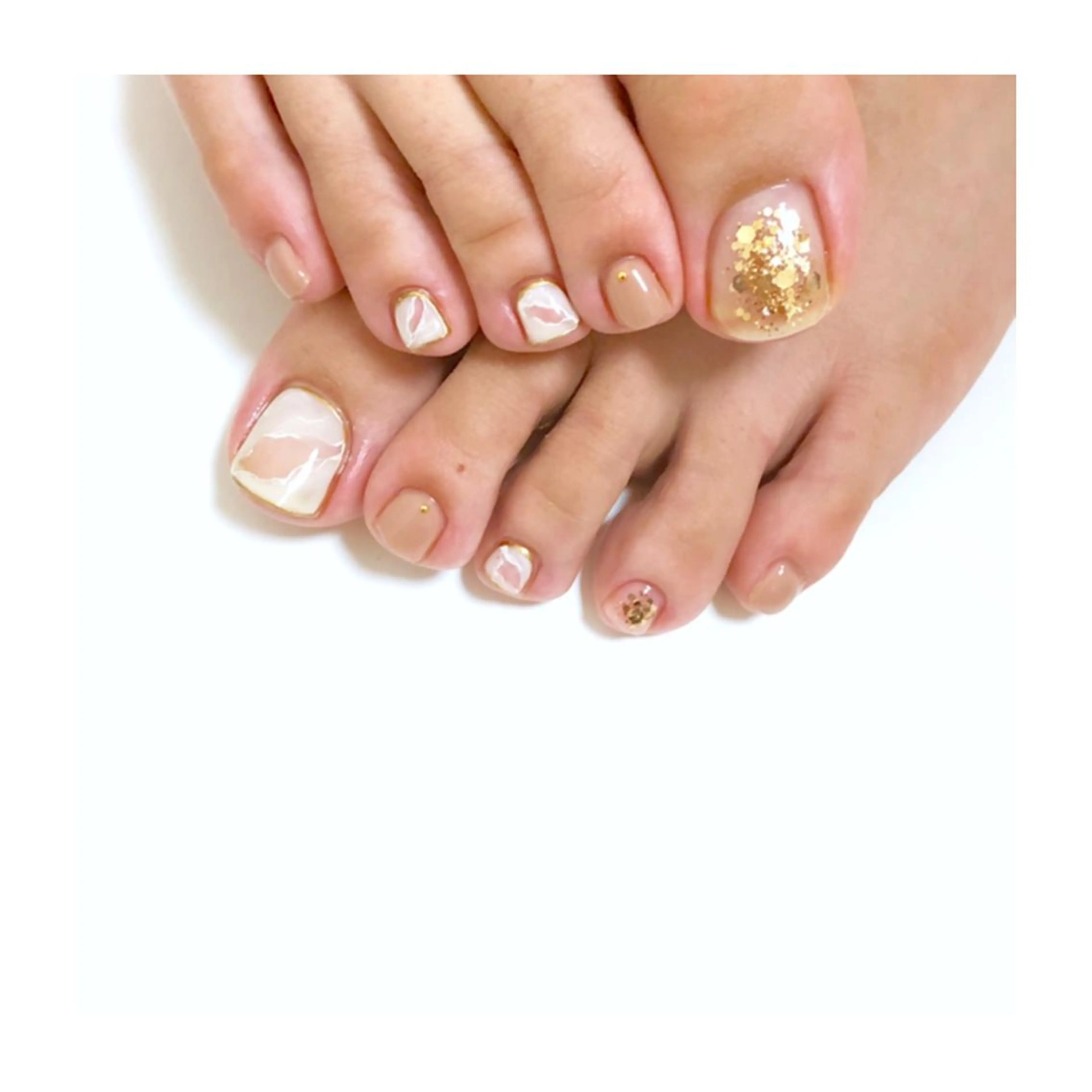 ネイル フットネイル Toujours nail所属・Toujours / nijinaのネイルデザイン