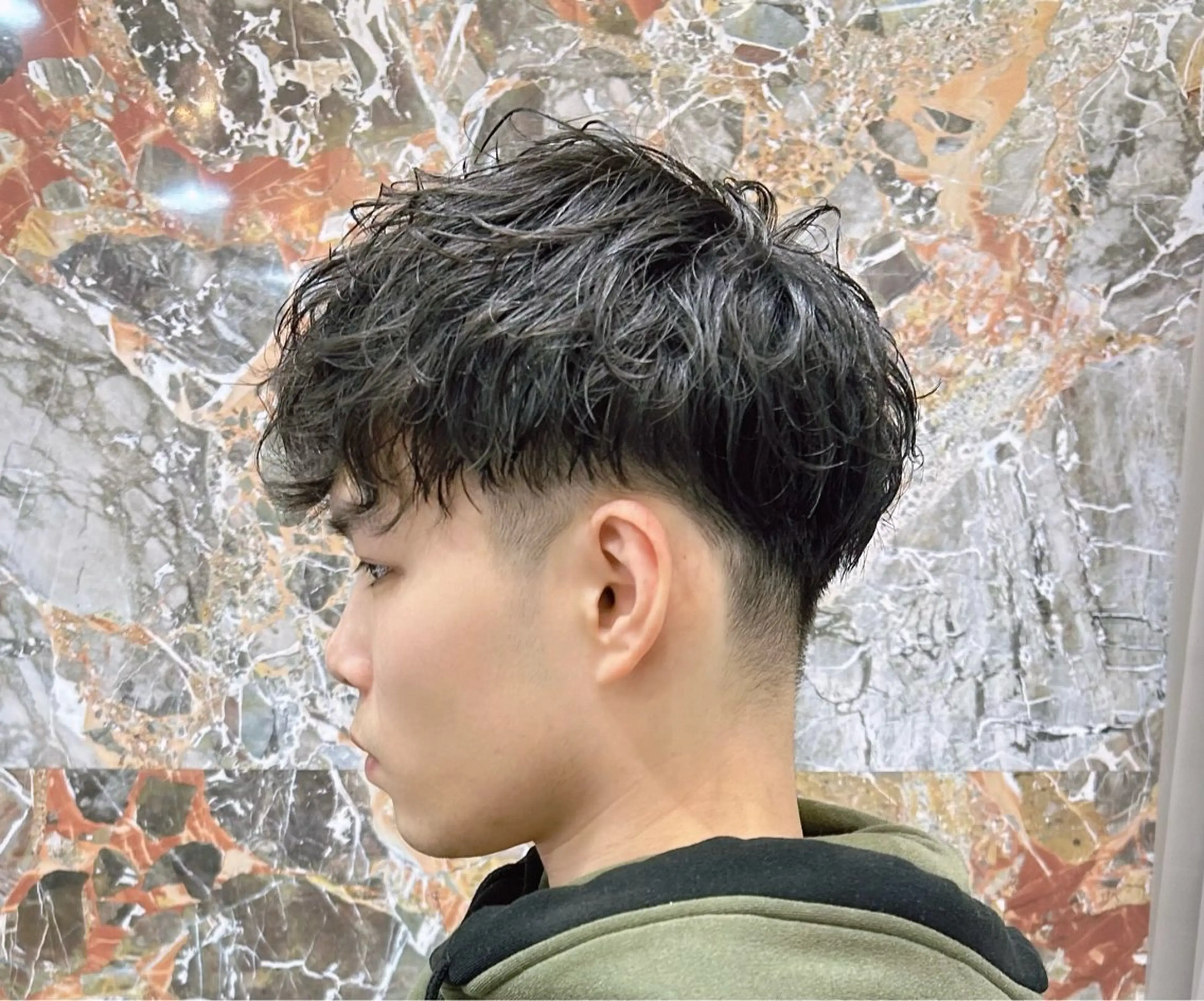 パーマ メンズ calna by ELMO  上ノ井のヘアスタイル