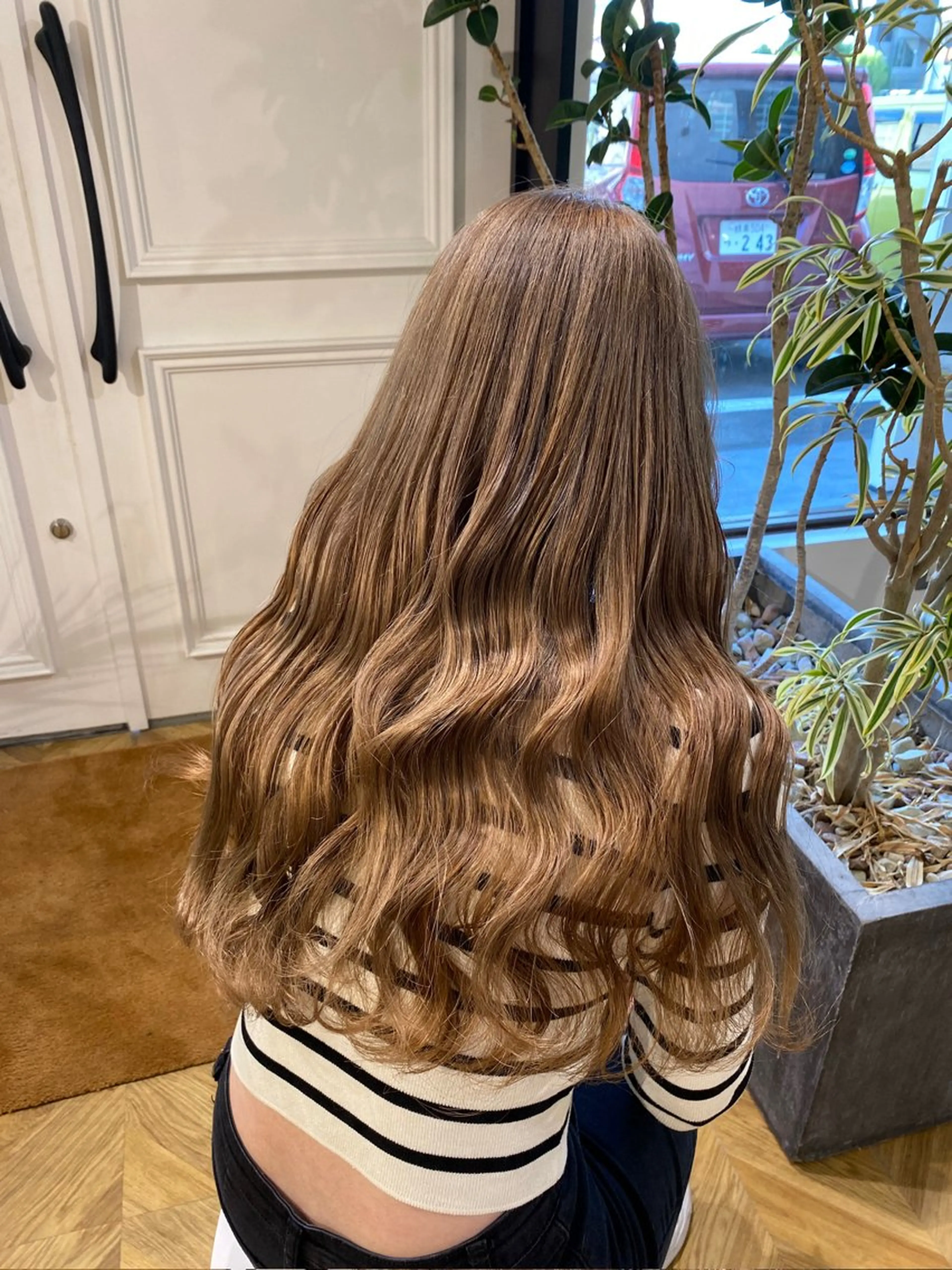 ロング カラー yate'/ Wカラー/小出捷也のヘアスタイル