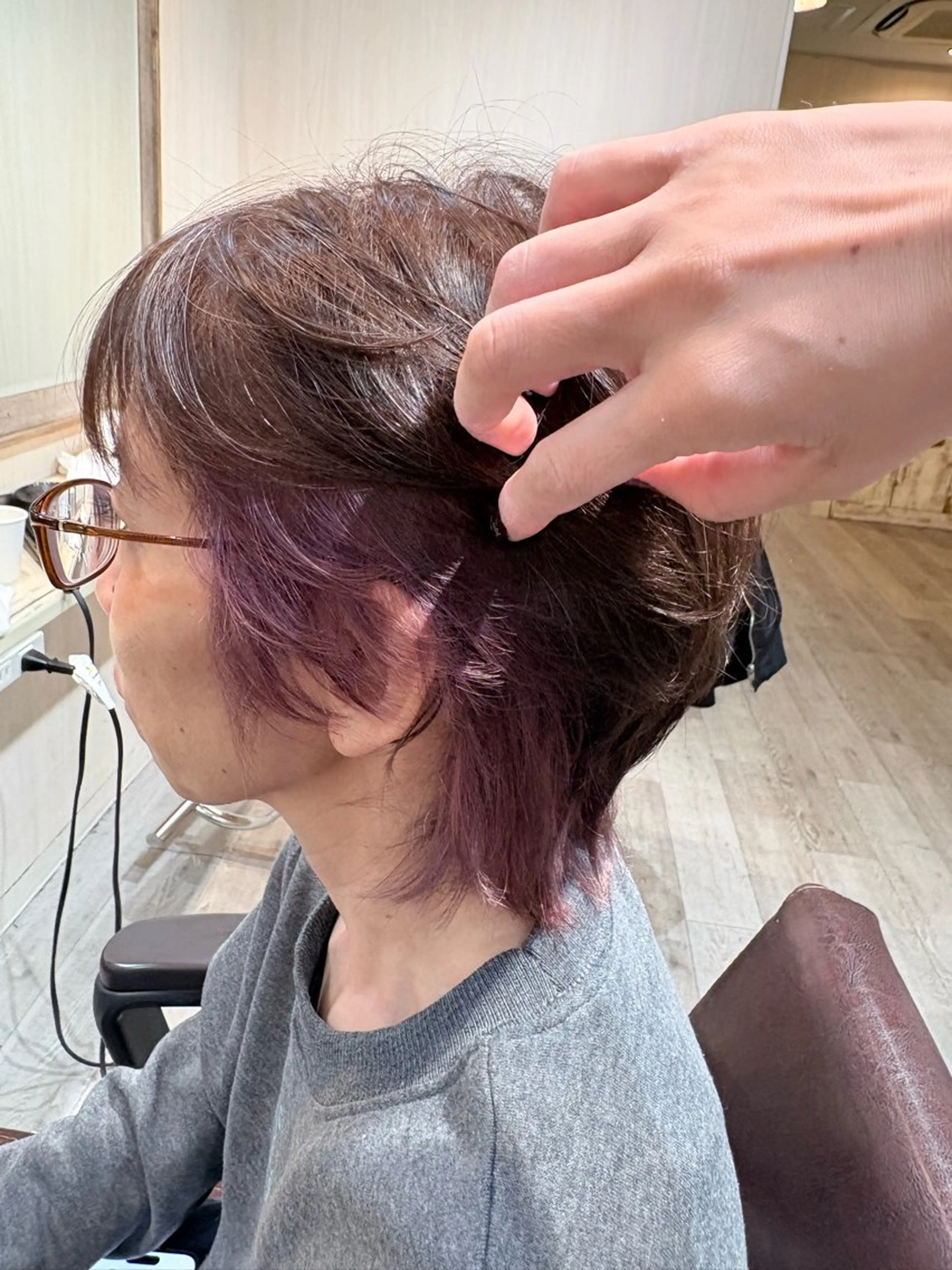 ショート カラー カミタニ リオのヘアスタイル