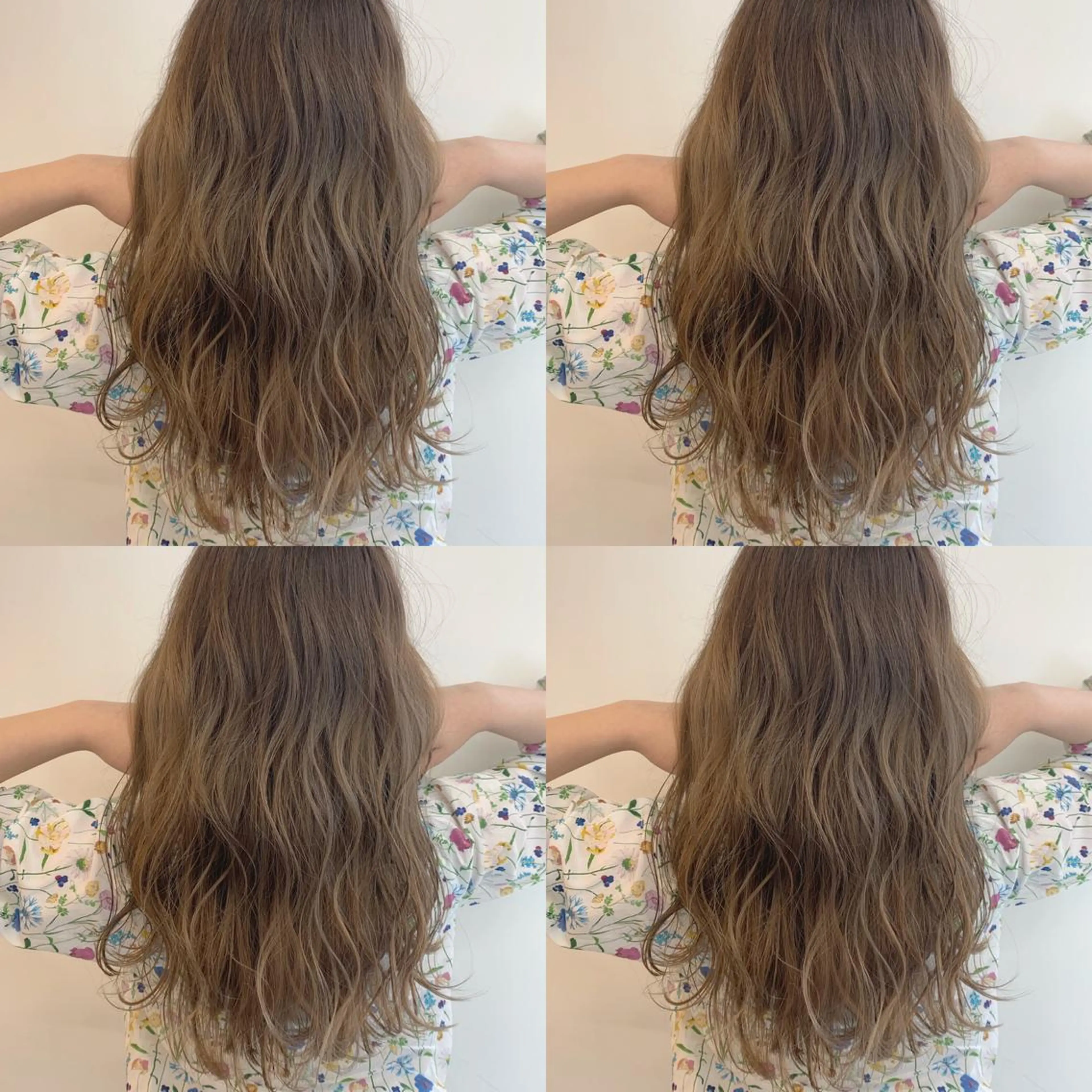 セミロング 透明感/オリーブ/ グレージュ/YUKAのヘアスタイル