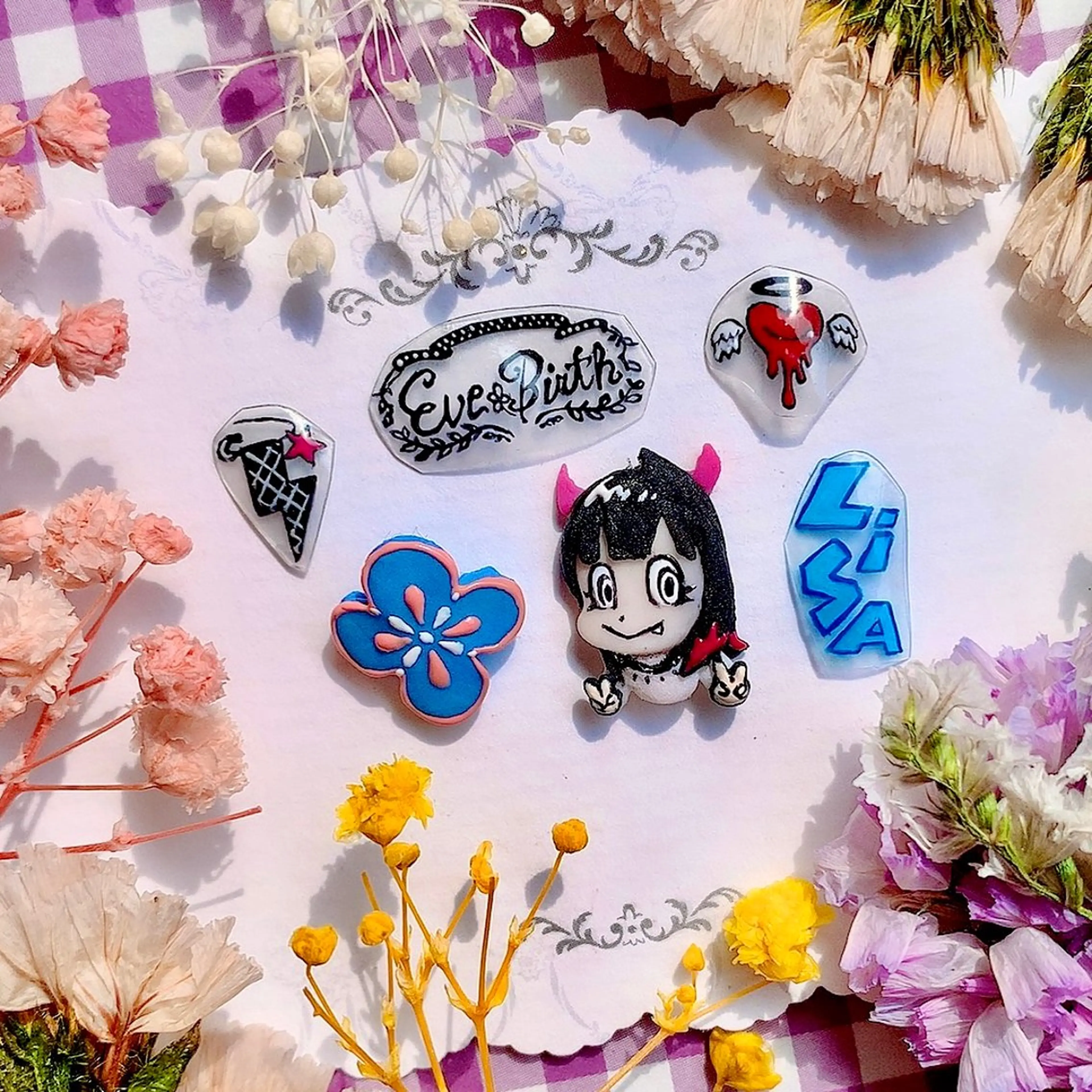 ネイル キラキラネイル 韓国ネイル 持ち込み ぷっくりネイル ストーンネイル シェアサロンLei.g(レイジー)所属・3Dアートネイル💗 都築レナのネイルデザイン