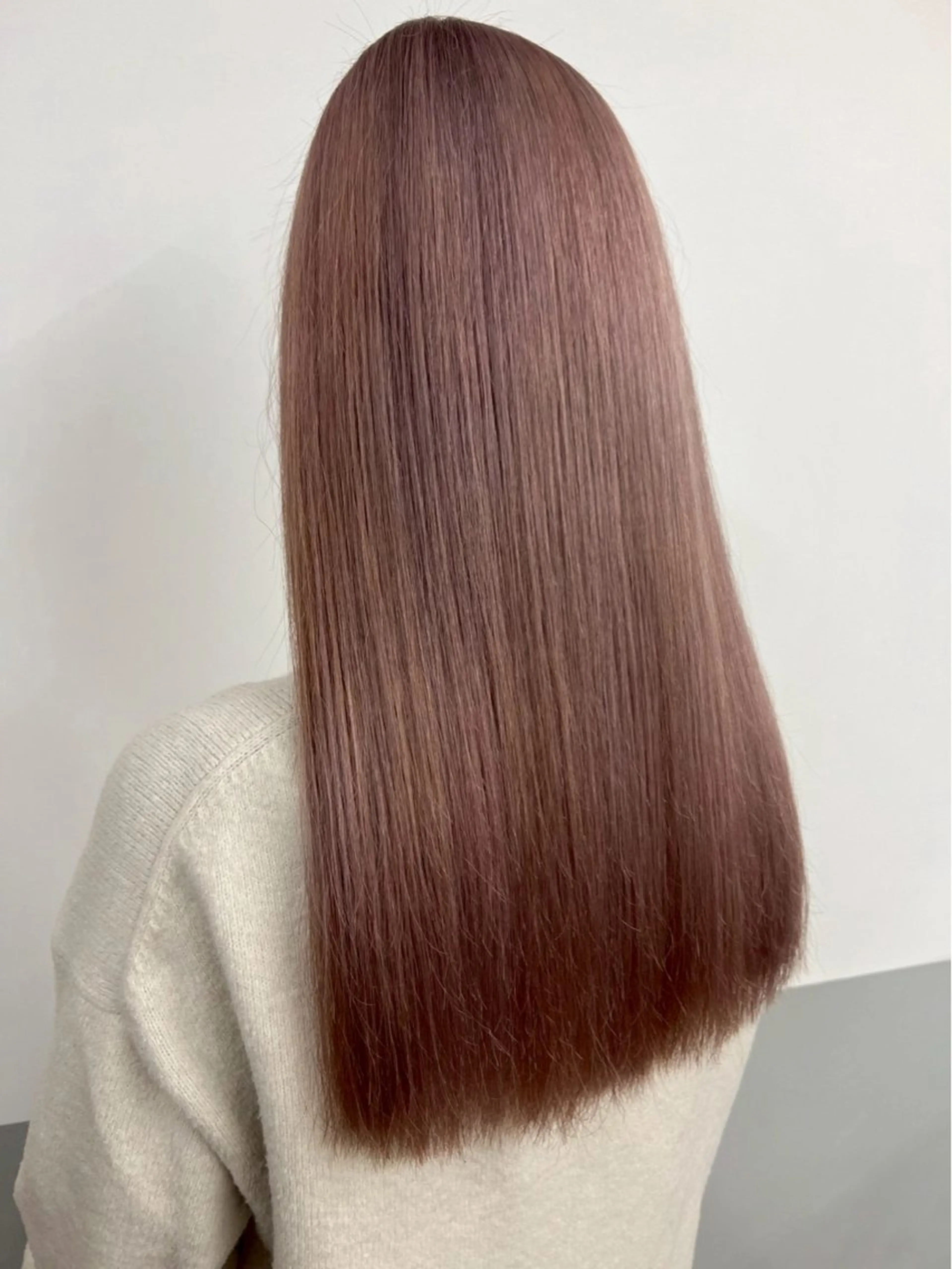 ロング カラー ヘアカラー 富田 妃花栞のヘアスタイル