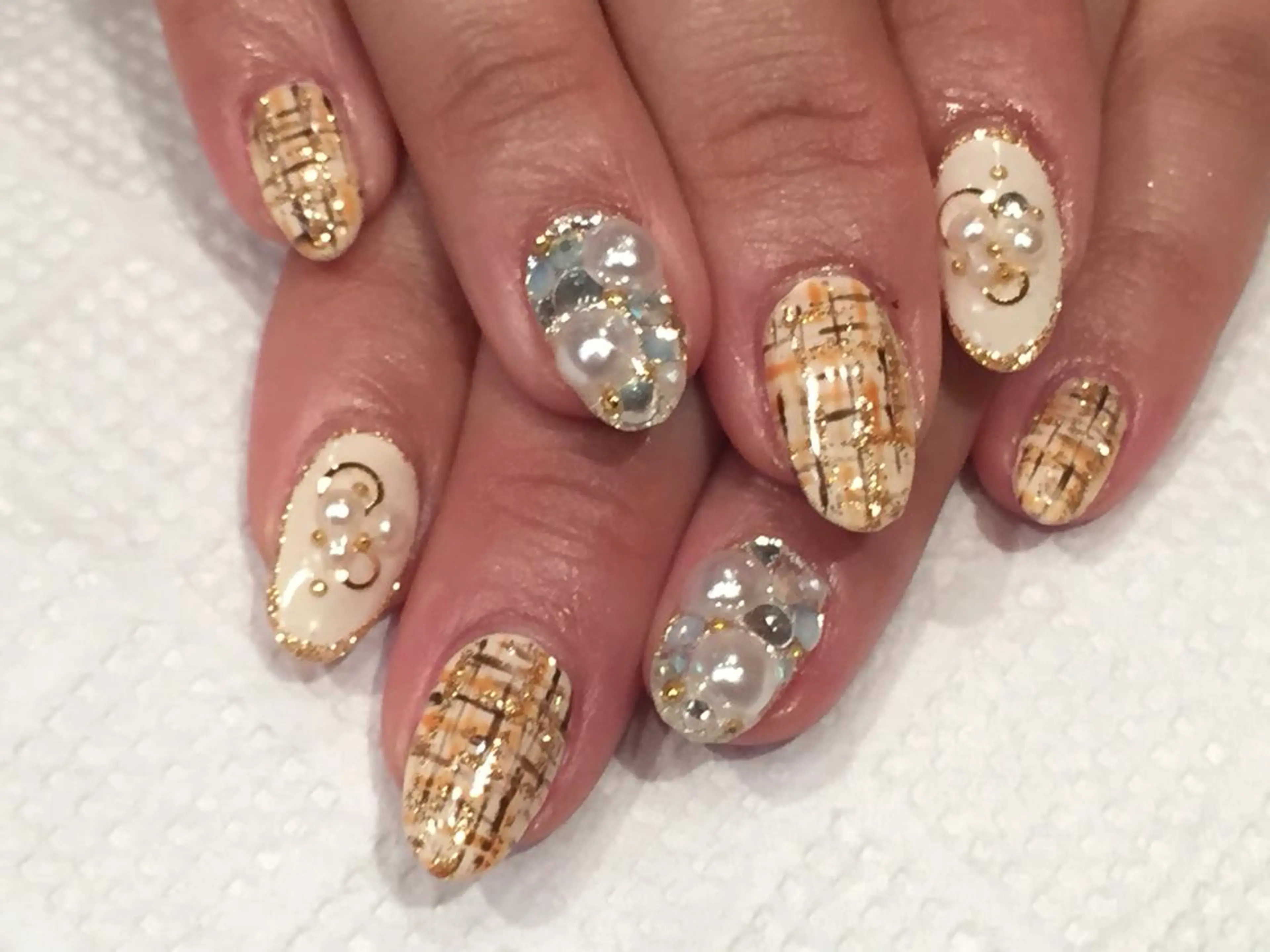 ネイル ツイードネイル Nest 三田のマツエク・マツパデザイン