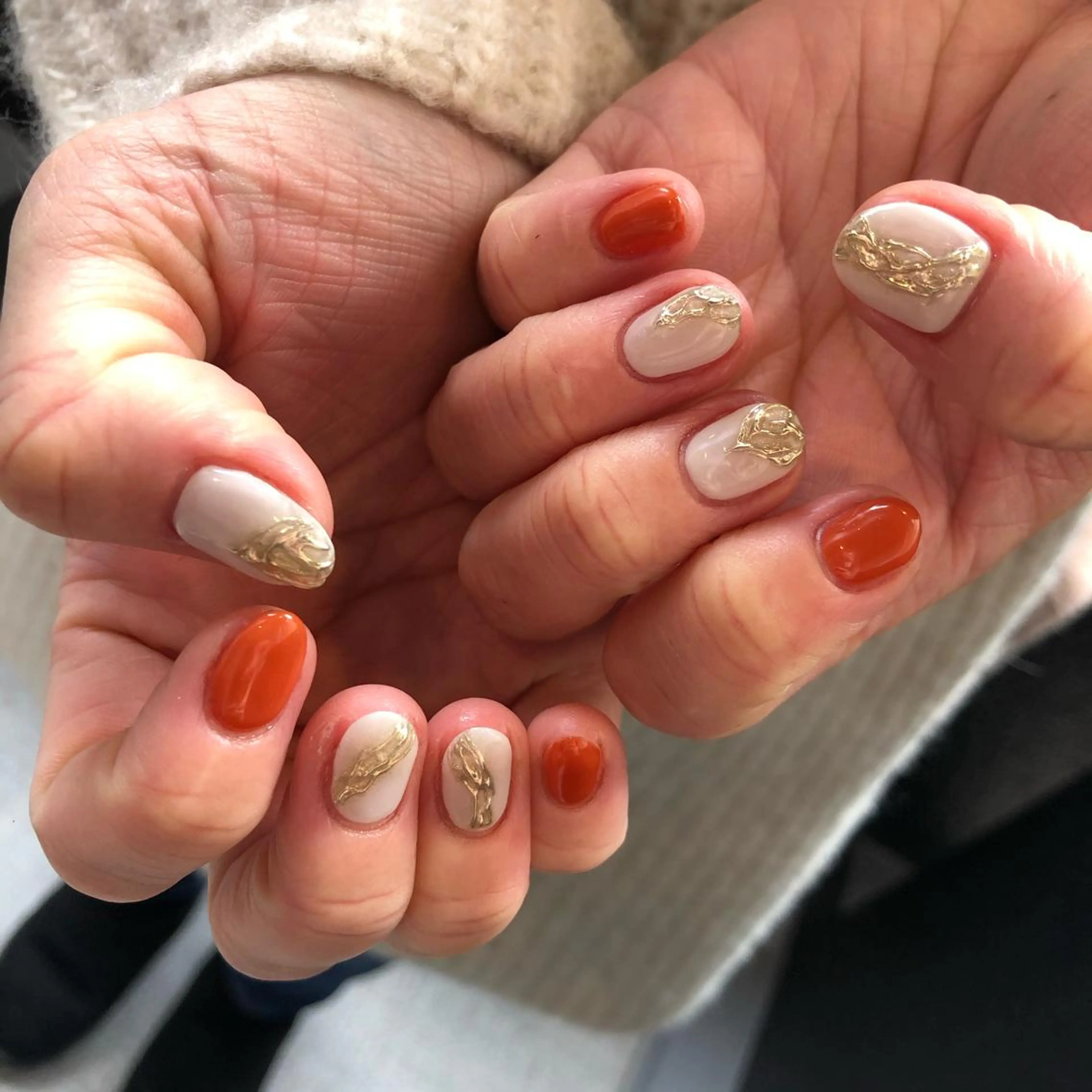 ロング カラー ヘアアレンジ キッズ ネイル マツエク・マツパ 福田 加奈のネイルデザイン