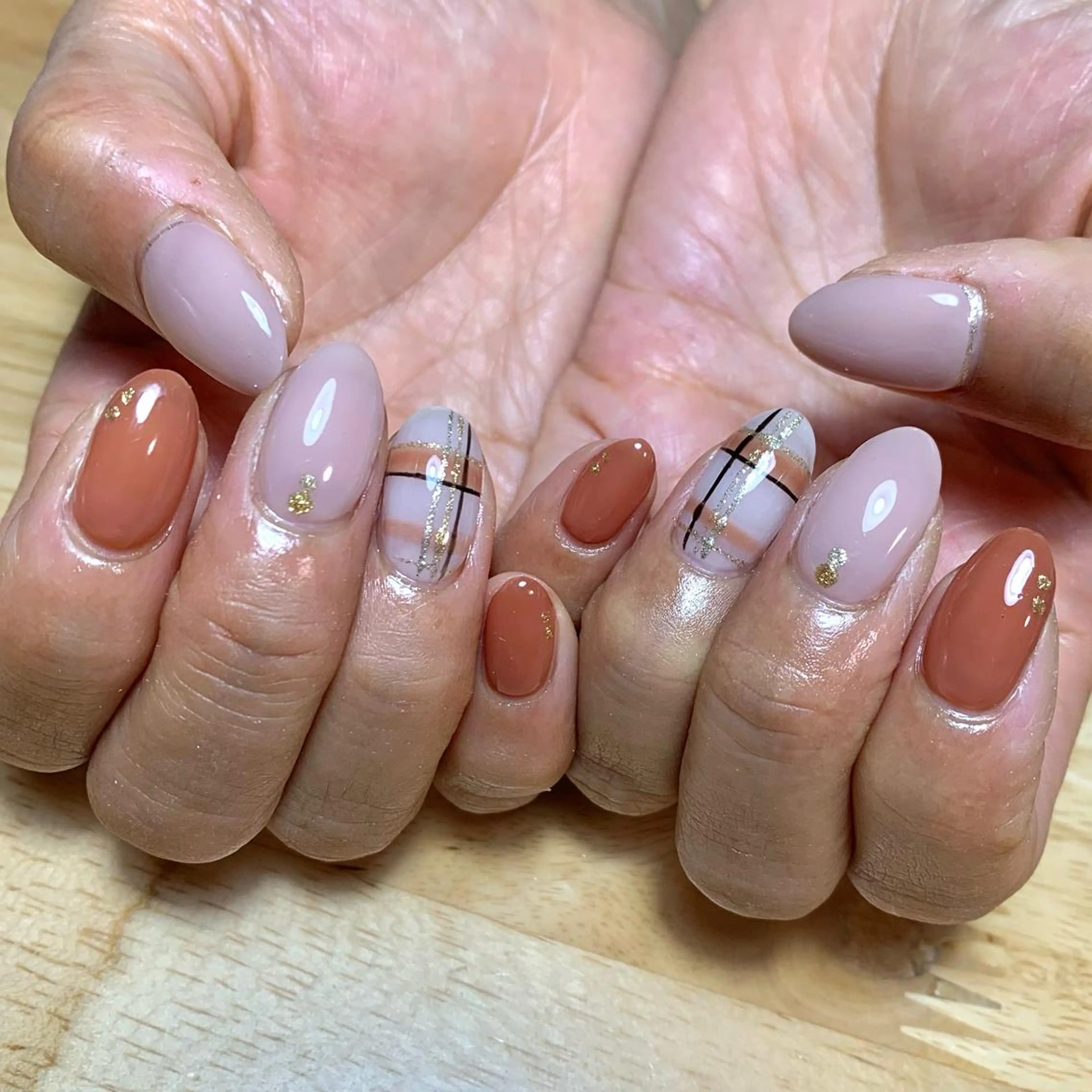 ネイル ハンドネイル καρδιά -ｶﾙﾃﾞｨｱ-のネイルデザイン