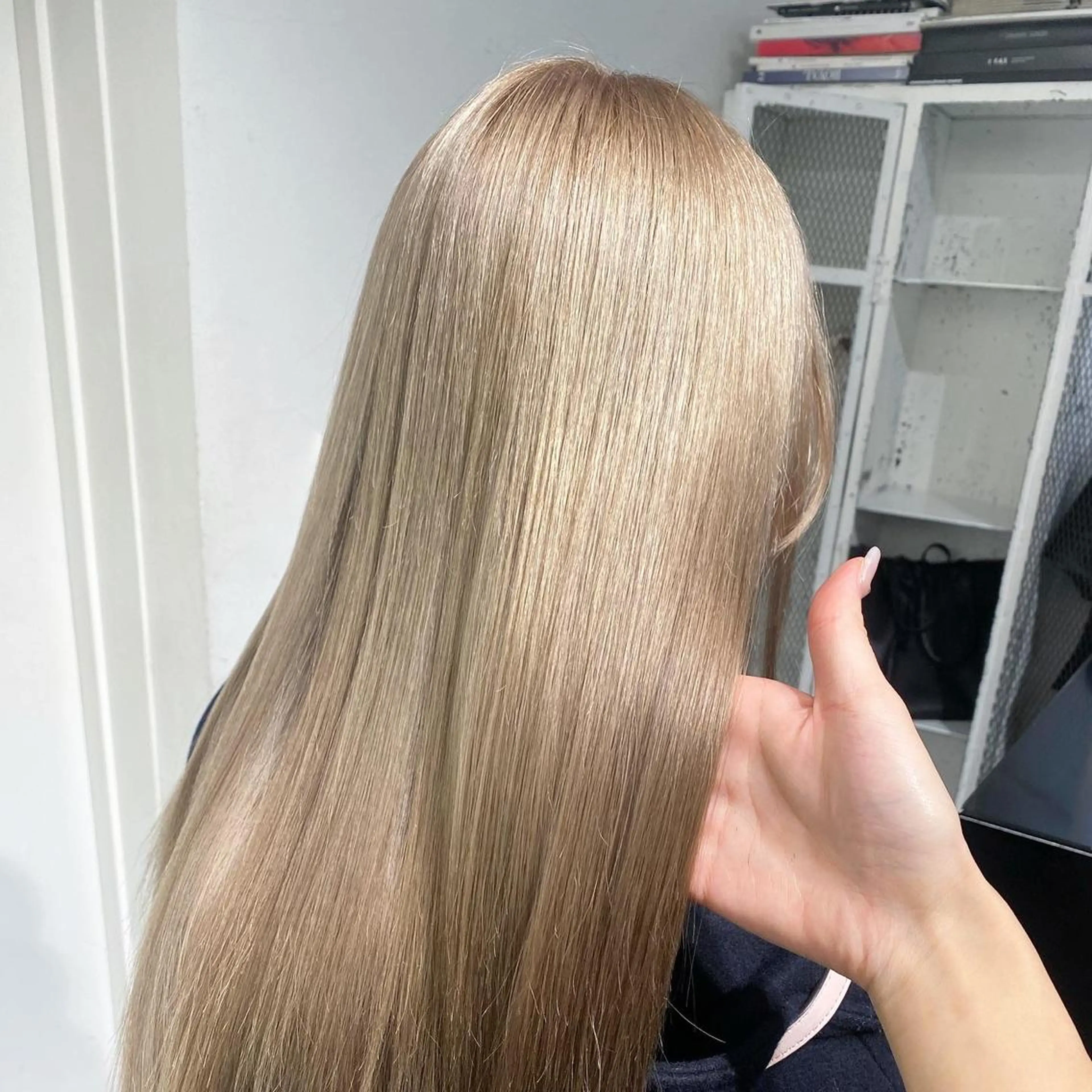 ロング カラー ヘアカラー トリートメント 🎀ツヤ髪/韓国 ヘアミカ🎀のヘアスタイル