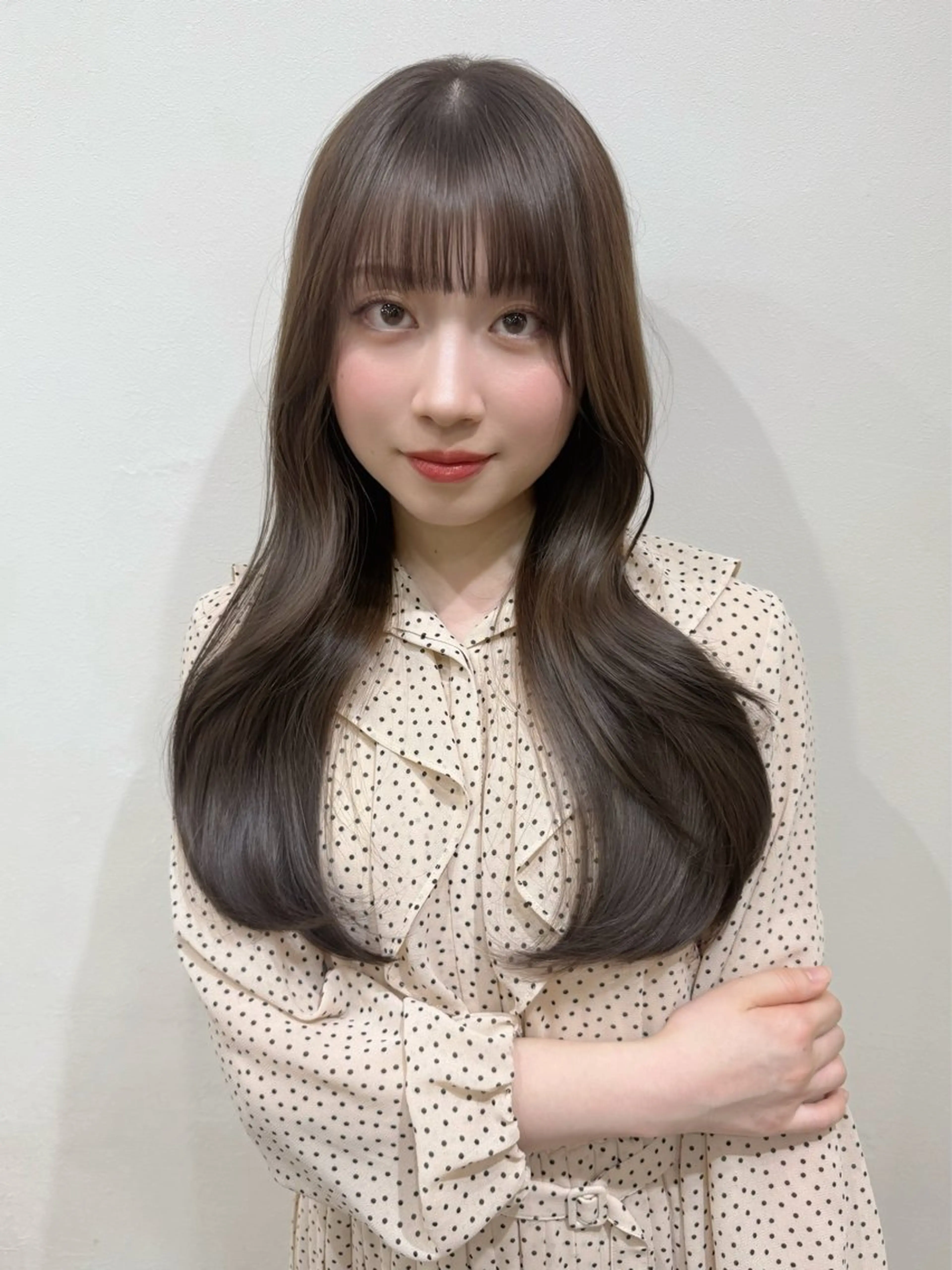 ロング パーマ 韓国風パーマ/ヘア セット/店長みづきのヘアスタイル