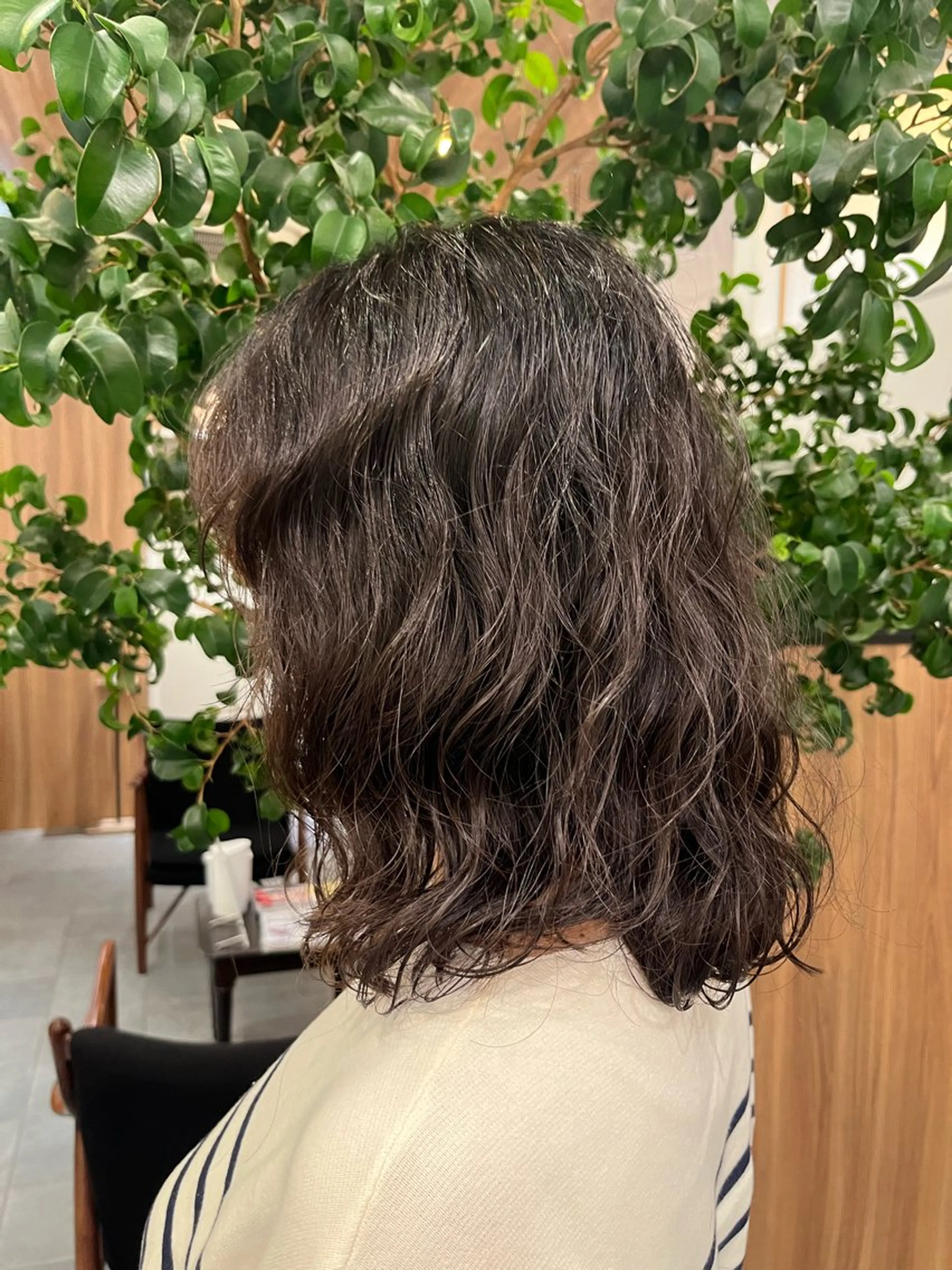 ミディアム パーマ 門崎未依/レイヤー/ メンズカット🪿🌼のヘアスタイル