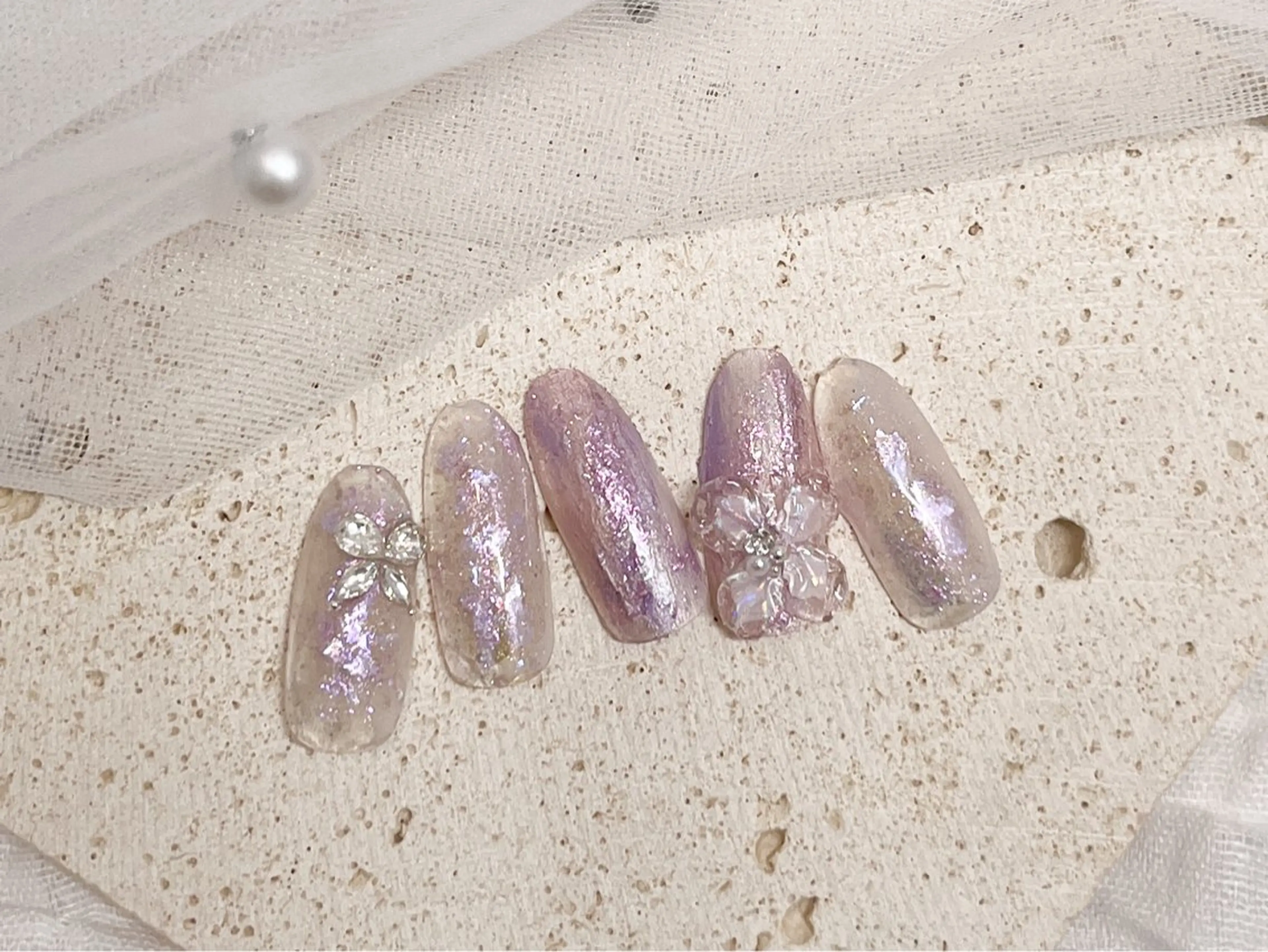 ネイル 韓国ネイル ワンホンネイル ハンドネイル NailSalon CutiePutiのネイルデザイン