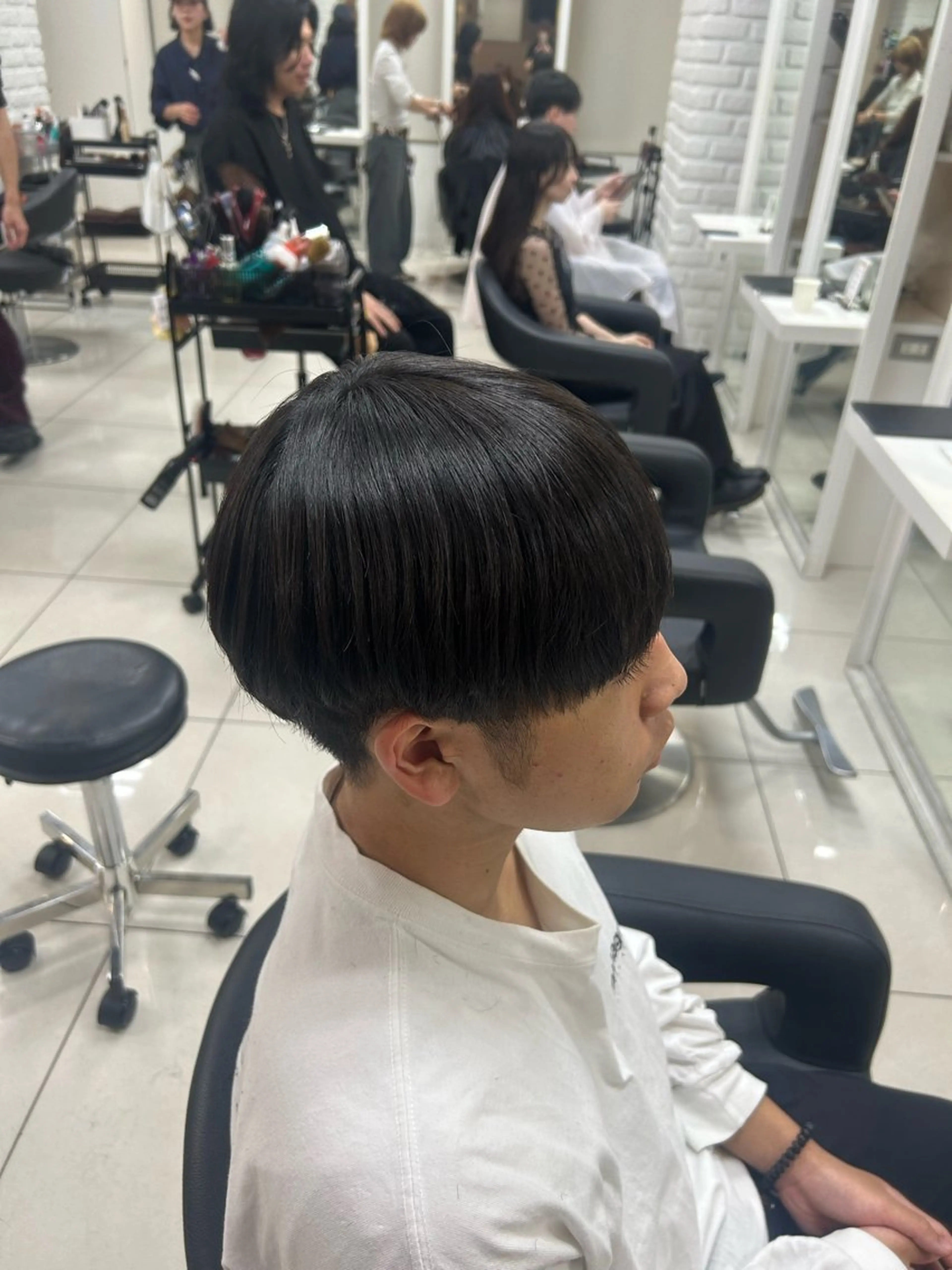 ショート カット 縮毛矯正 【縮毛矯正/レディー スカット】美涼🎀のヘアスタイル