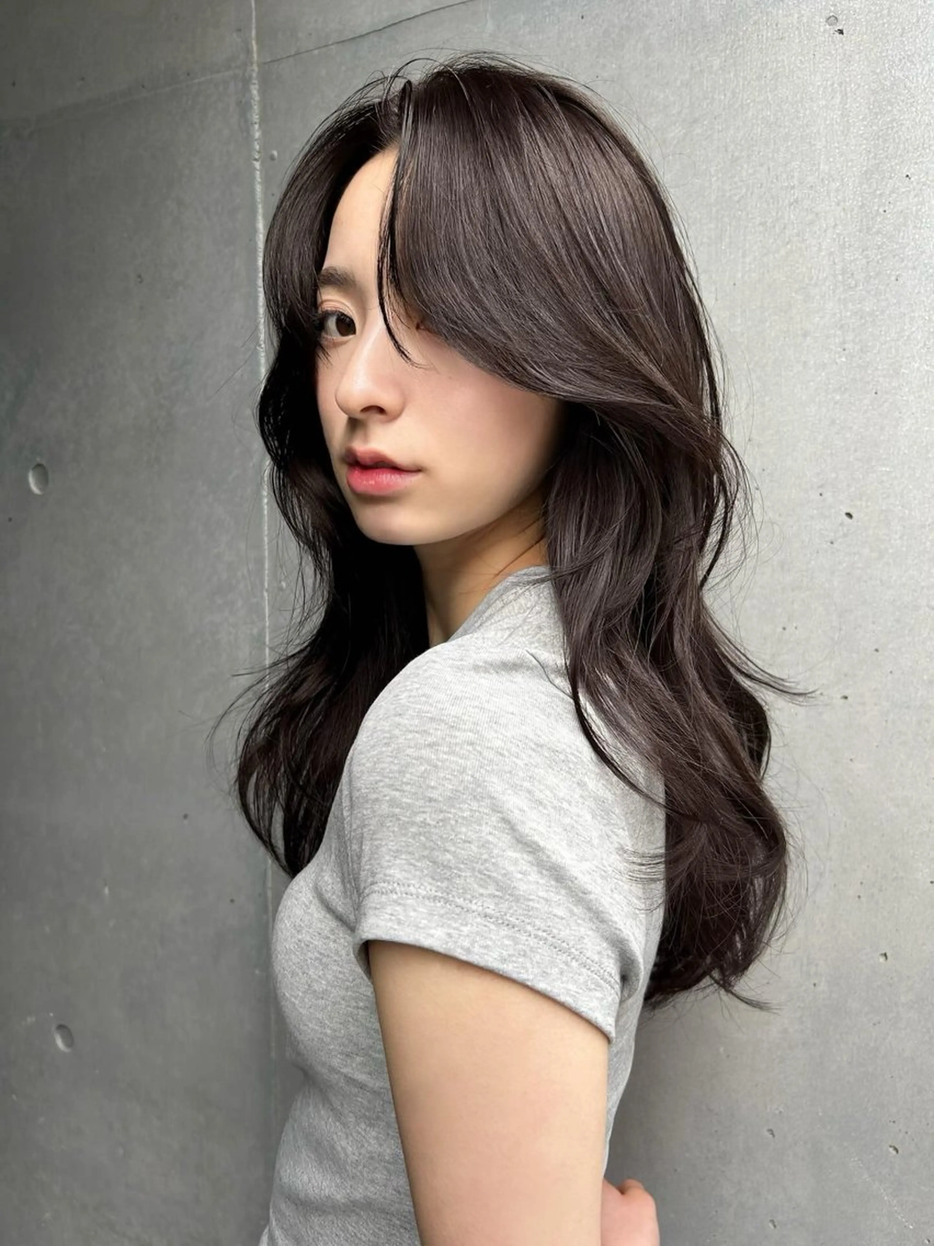 ロング カラー ❄️暗髪/透明感❄️ /reyのヘアスタイル