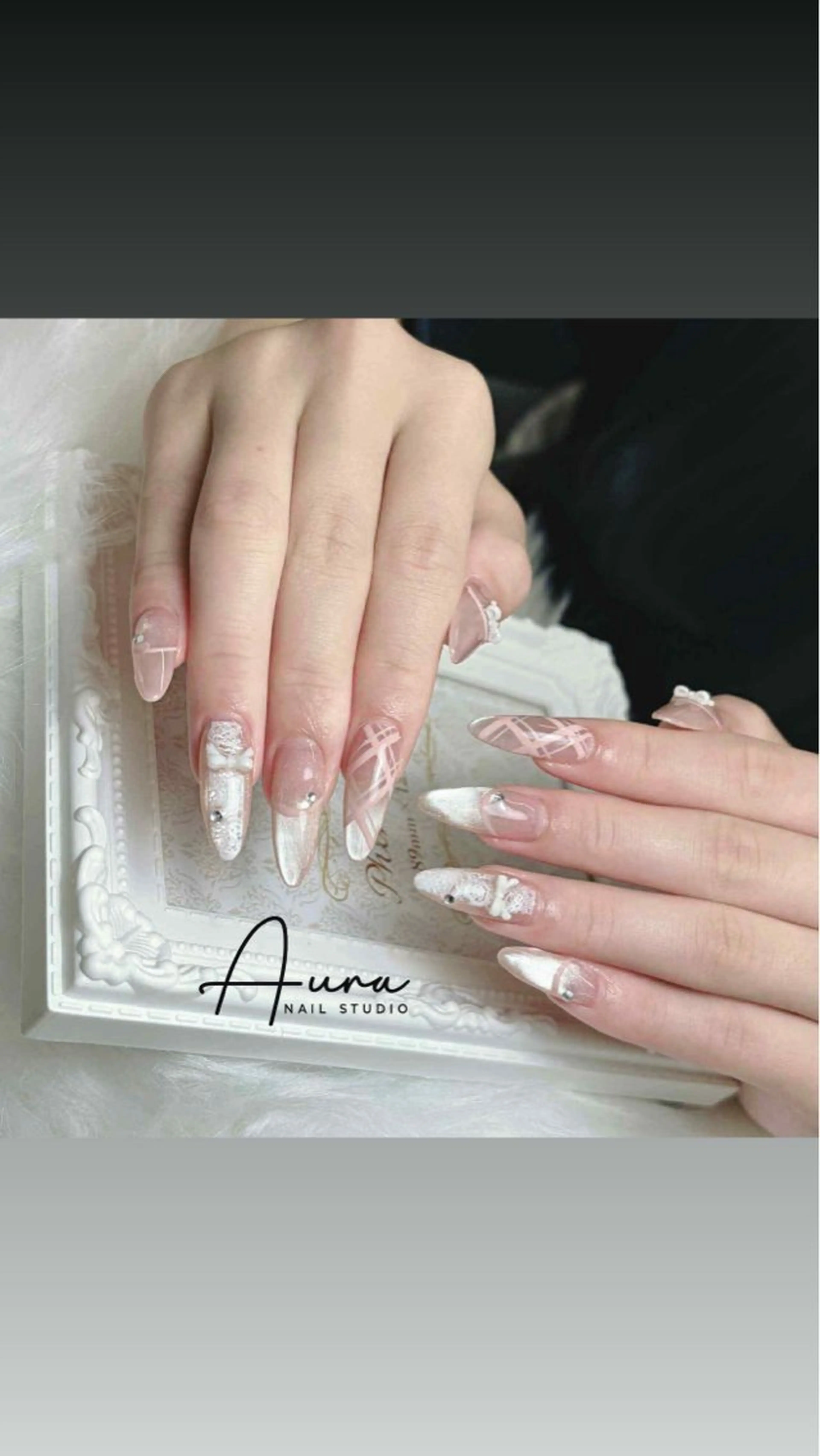 ネイル Aura Nail Hinaのネイルデザイン