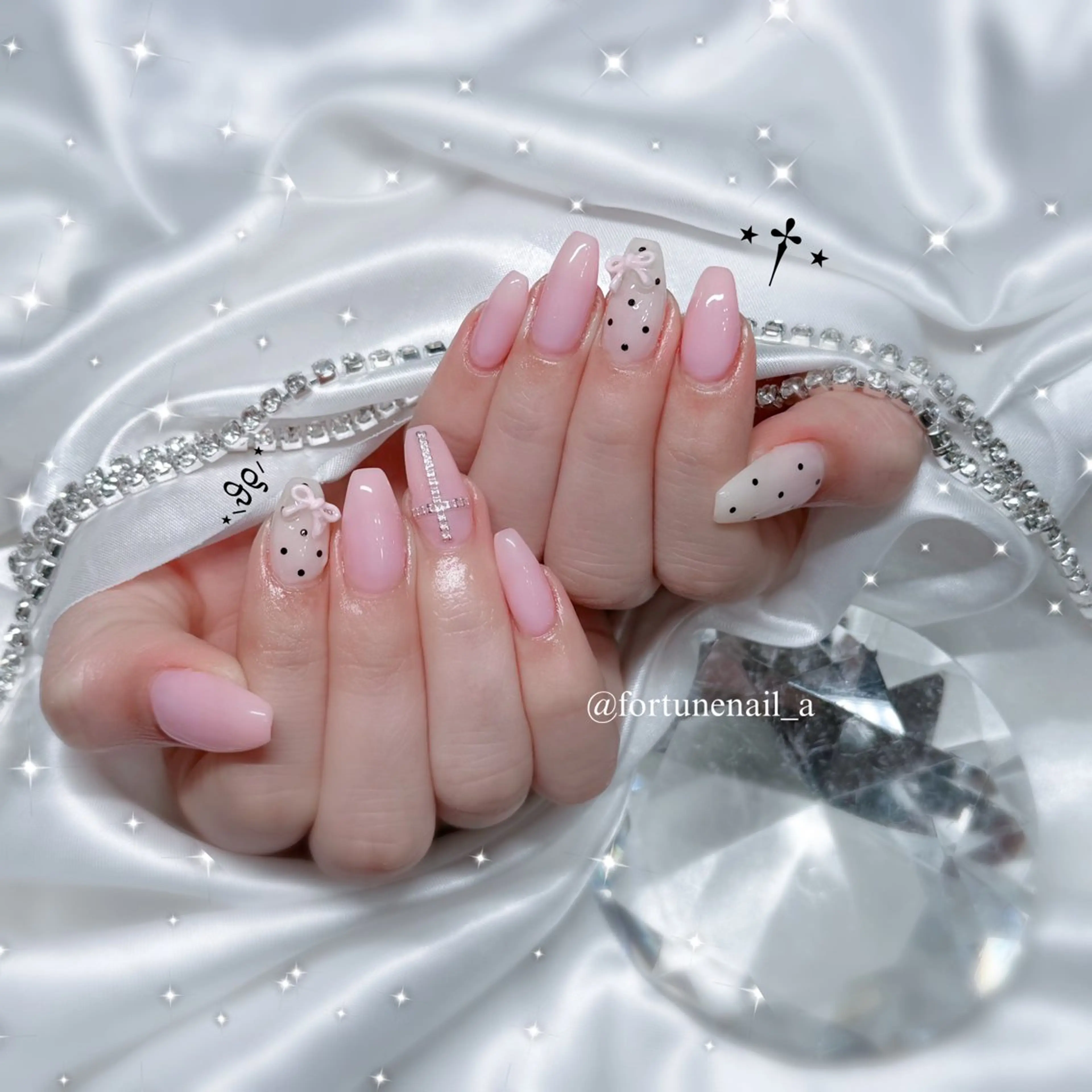 ネイル ハンドネイル 3/13空✩.*🩵 aoi🩵のネイルデザイン