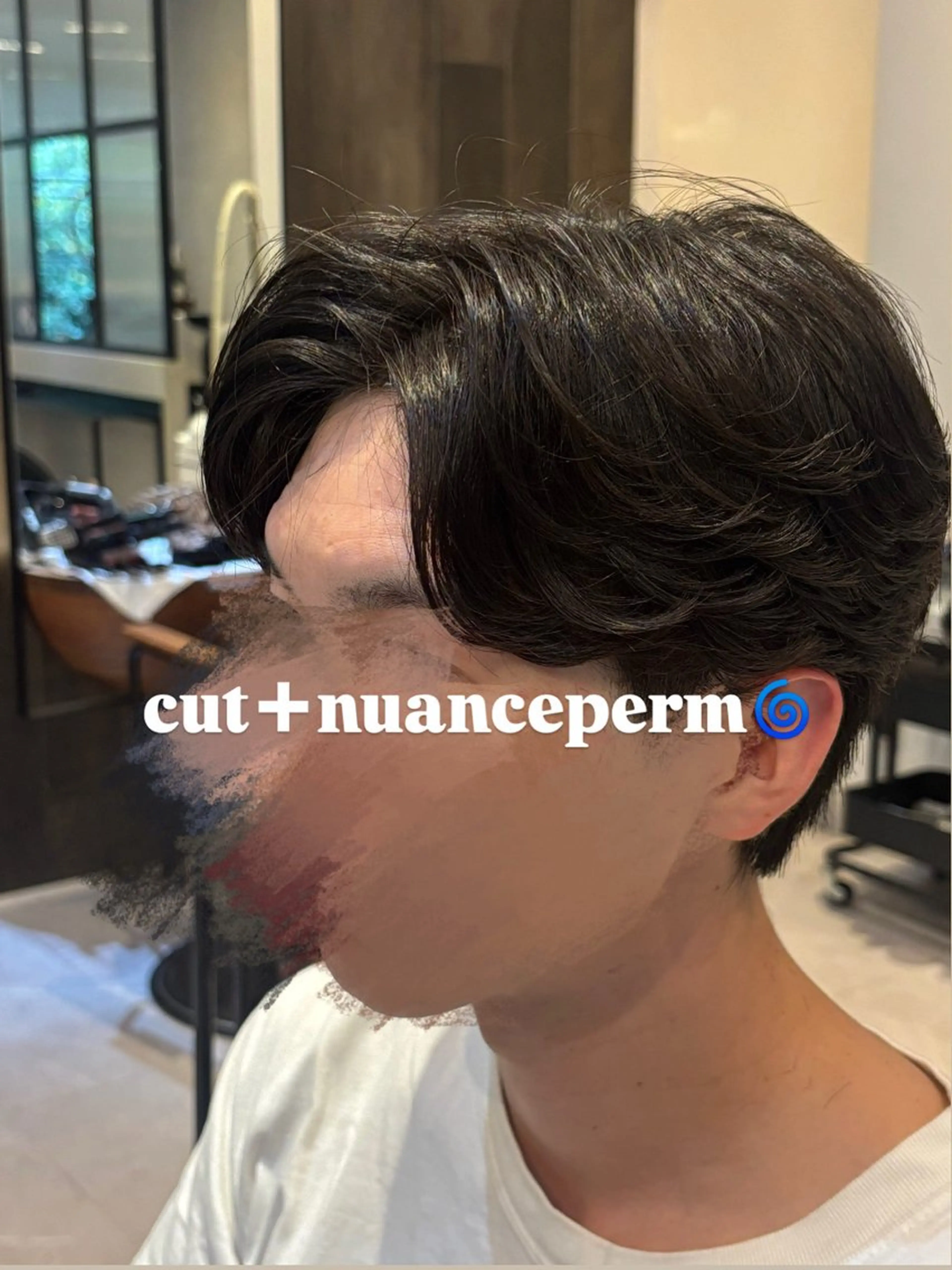 パーマ メンズ メンズパーマ カット パーマ メンズ特化/ 透明感カラー/りなのヘアスタイル