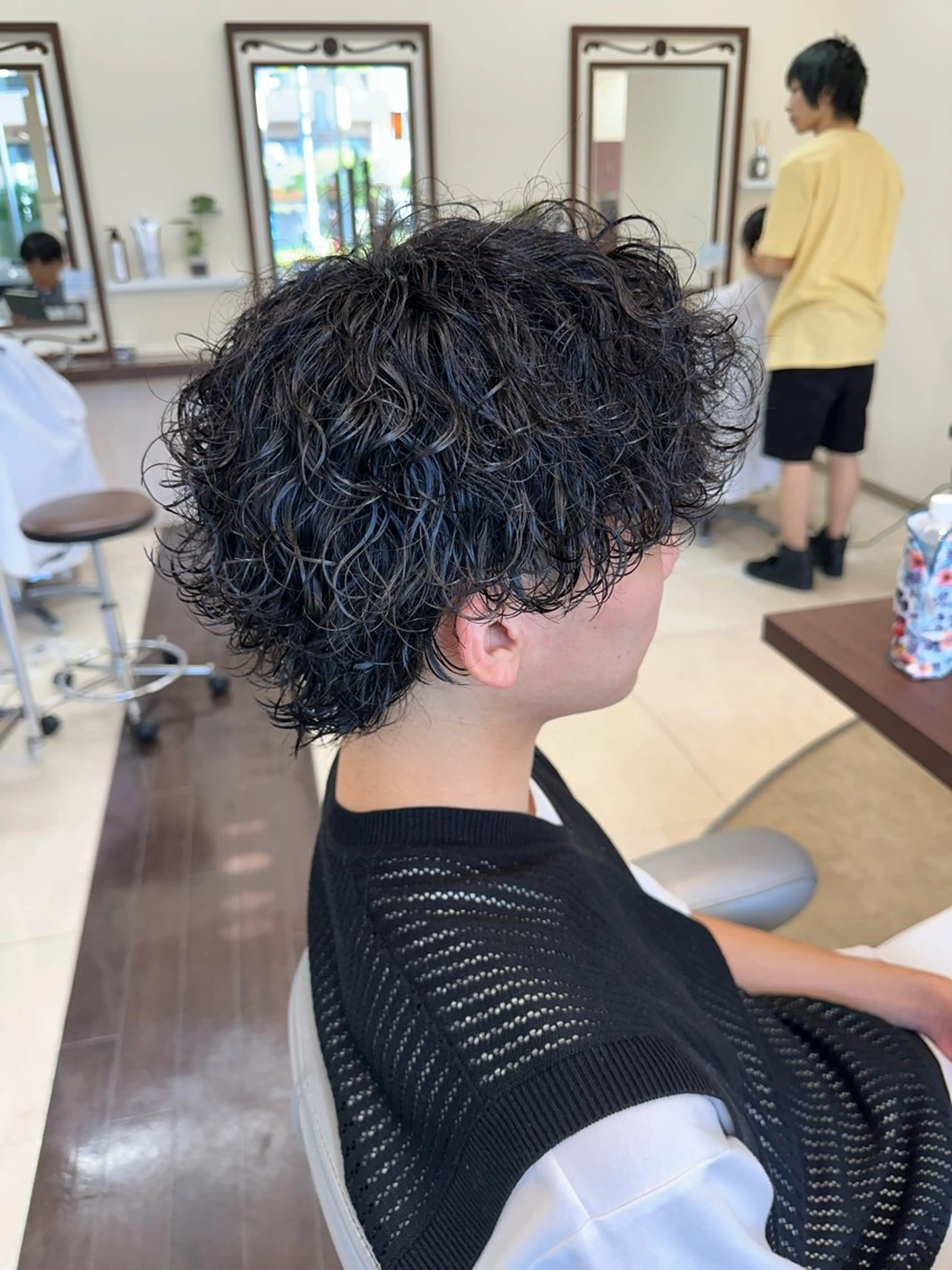 [ミニモ/メンズ限定]似合わせ診断+カット+ツイスパ/波巻き/フェザーパーマ[ヘアセットの仕方もしっかりレクチャー]の写真