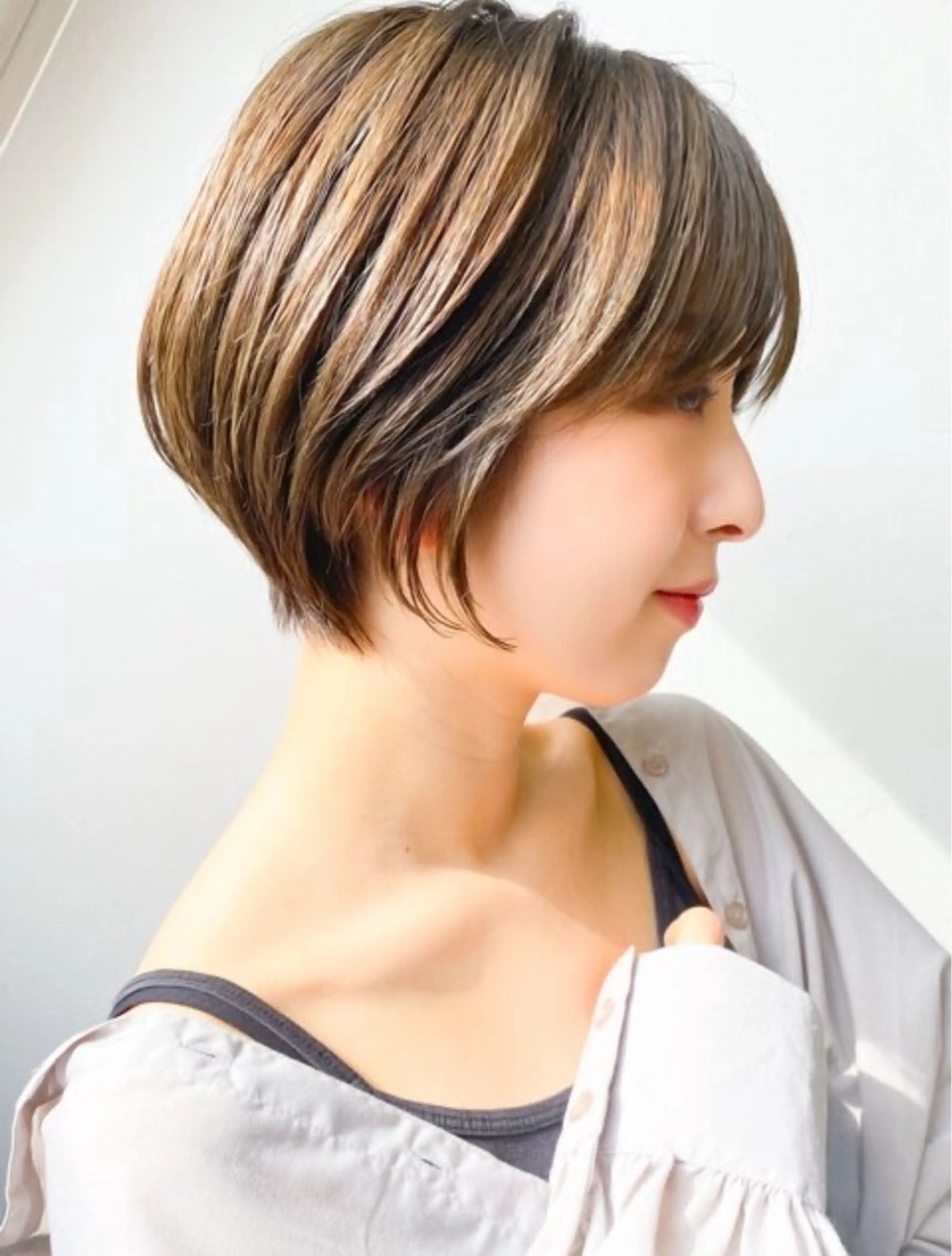 ショート EARTH長野駅前店所属・EARTH長野駅前店 カットモデル￥0のヘアスタイル