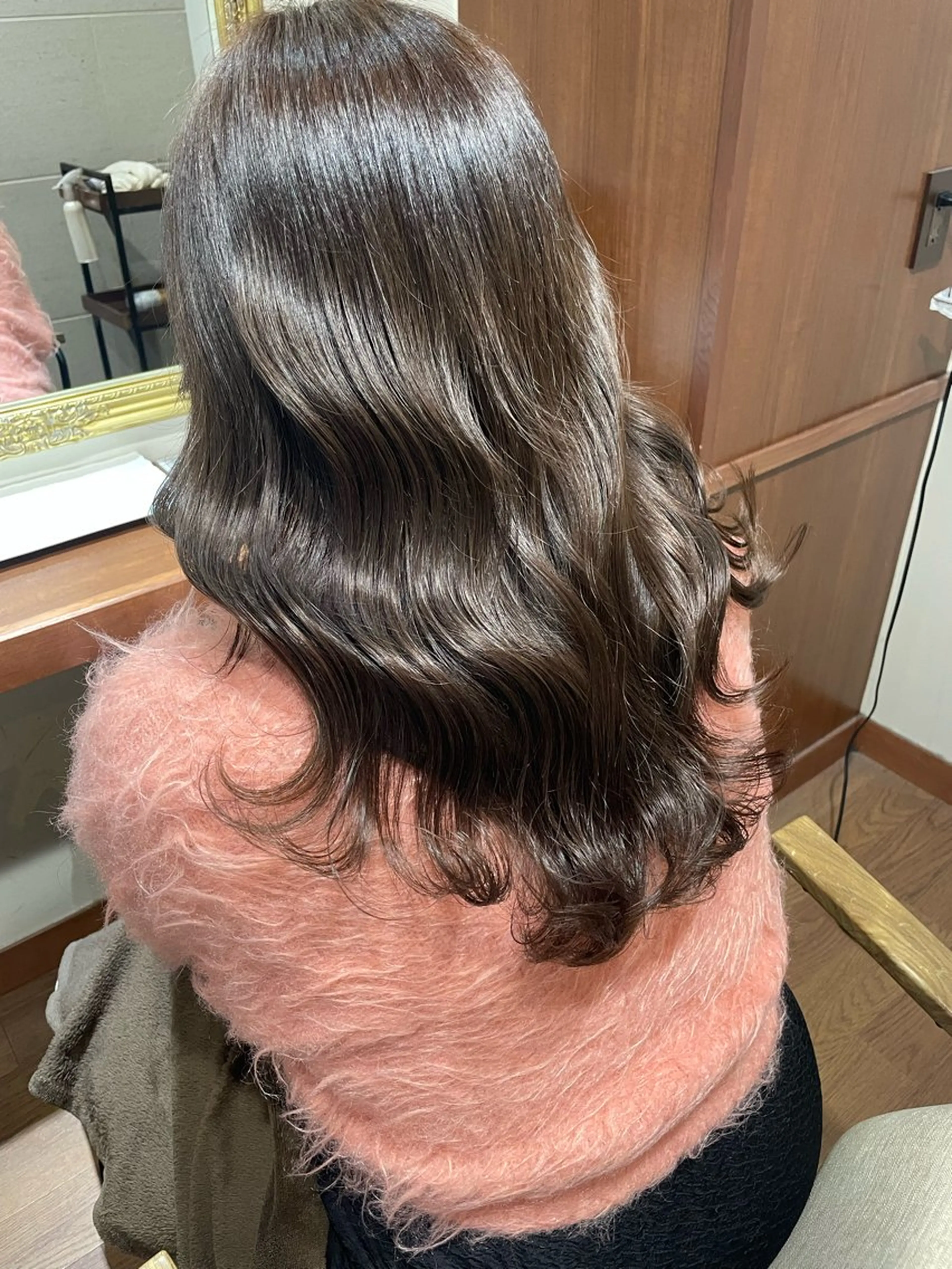 セミロング カラー アッシュ パープルカラー 羽田翔大/ブリーチ/ ボブカット/店長のヘアスタイル