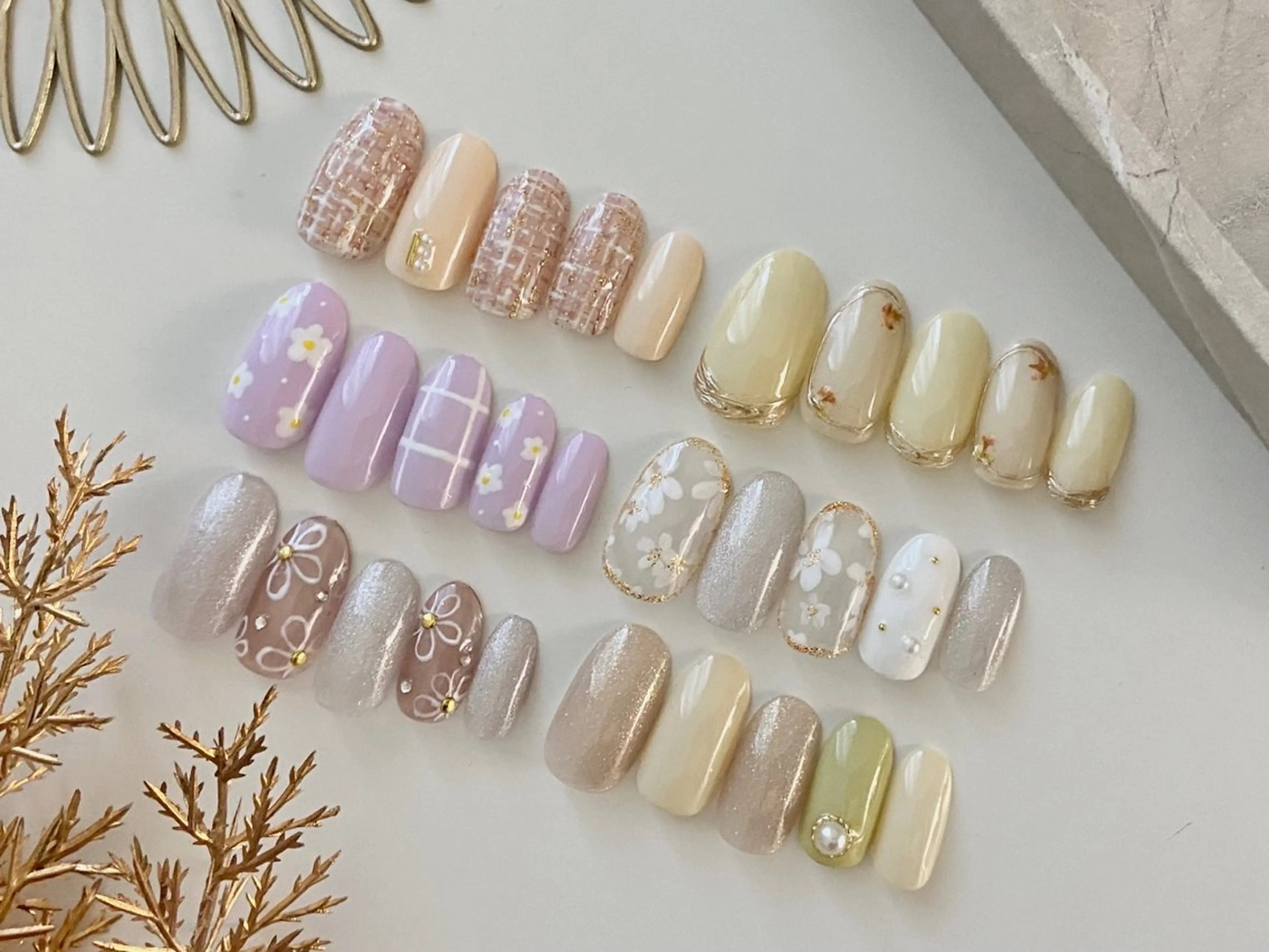 ネイル 春ネイル private salon MUMEI所属・🫧 KAORIのネイルデザイン