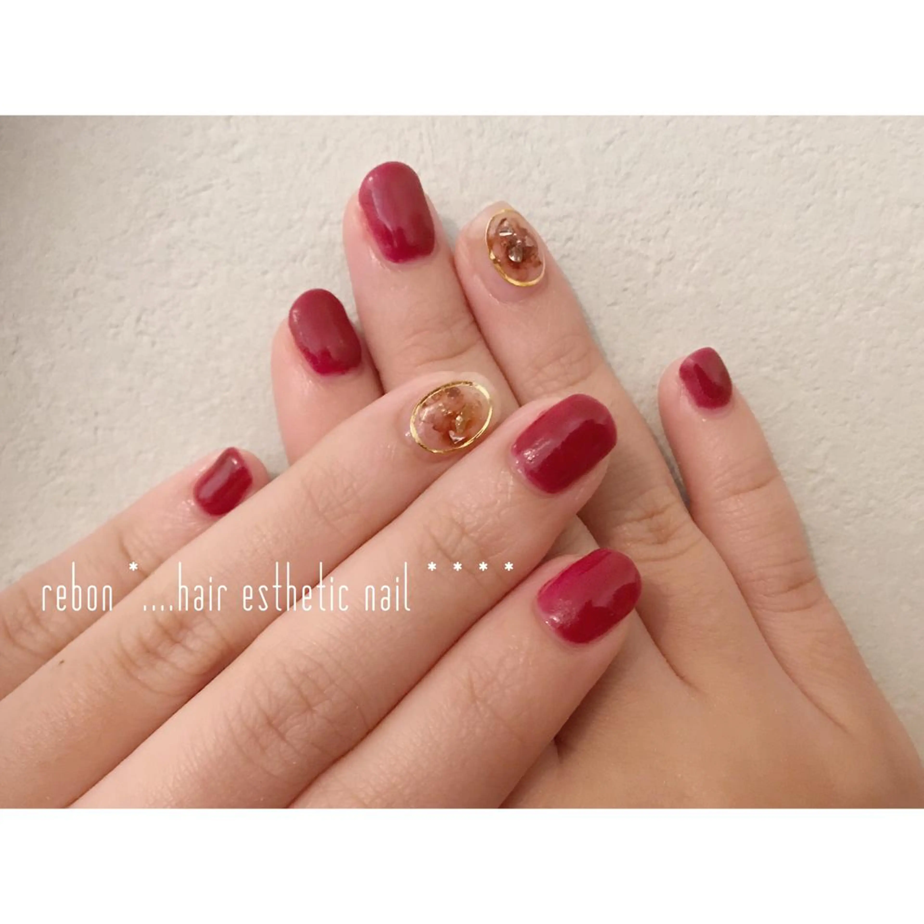 ネイル ハンドネイル フットネイル rebon＊ natsukiのネイルデザイン