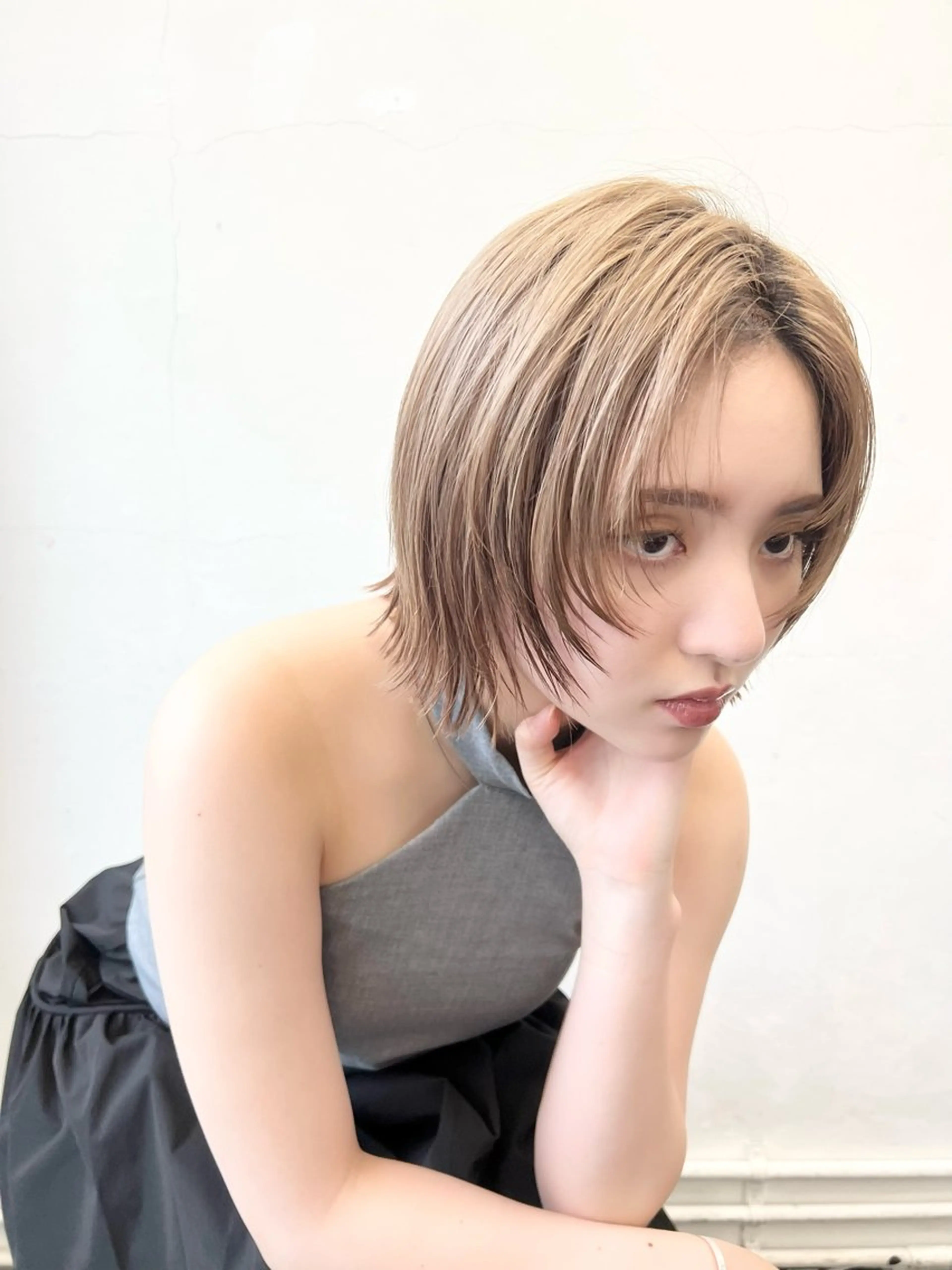 ミディアム カラー ヘアカラー トリートメント HARU//原宿🤍 リピート率NO.1のヘアスタイル