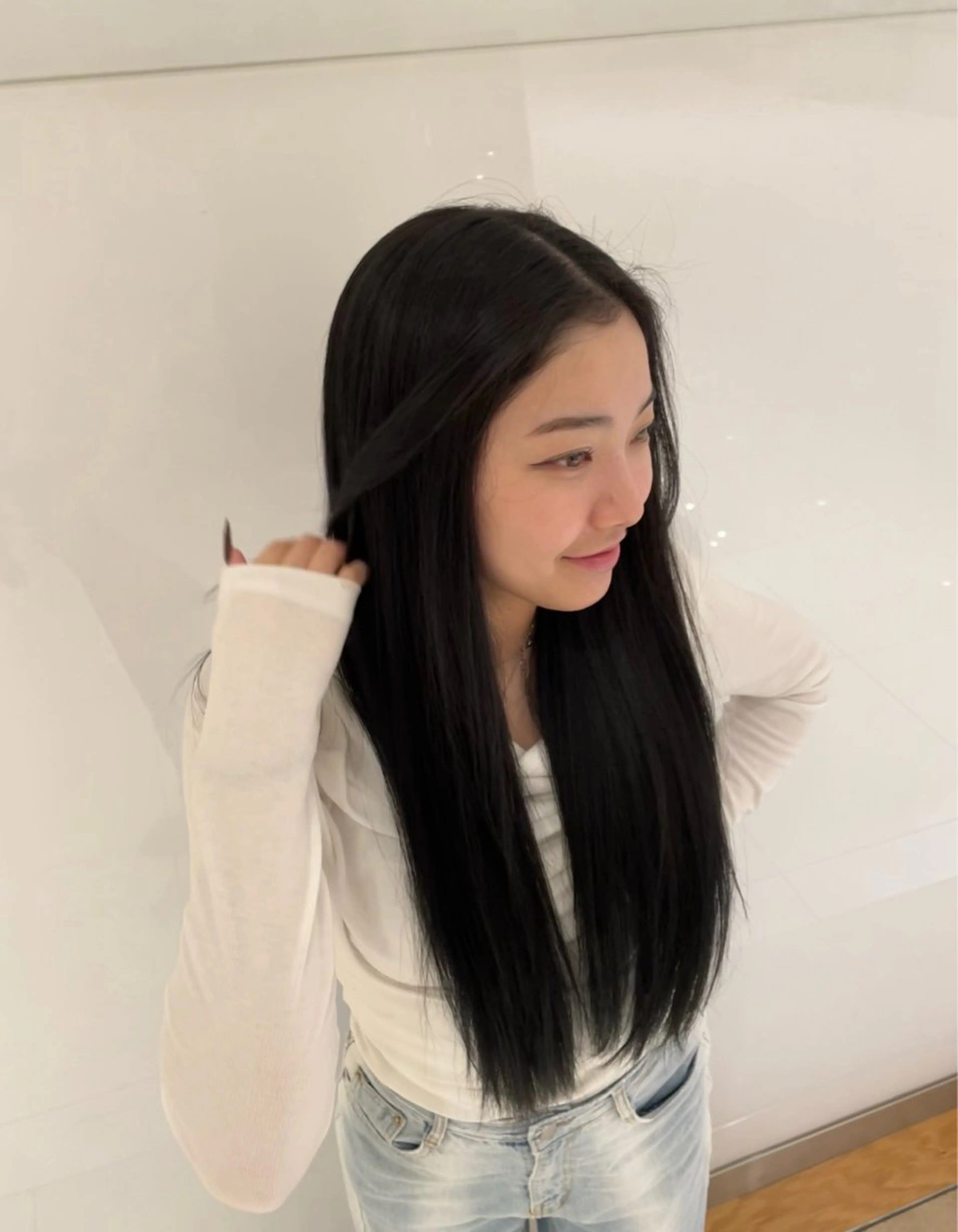 カラー ヘアカラー トリートメント 自然と惹かれる🪷 艶カラー/茉優♩のヘアスタイル