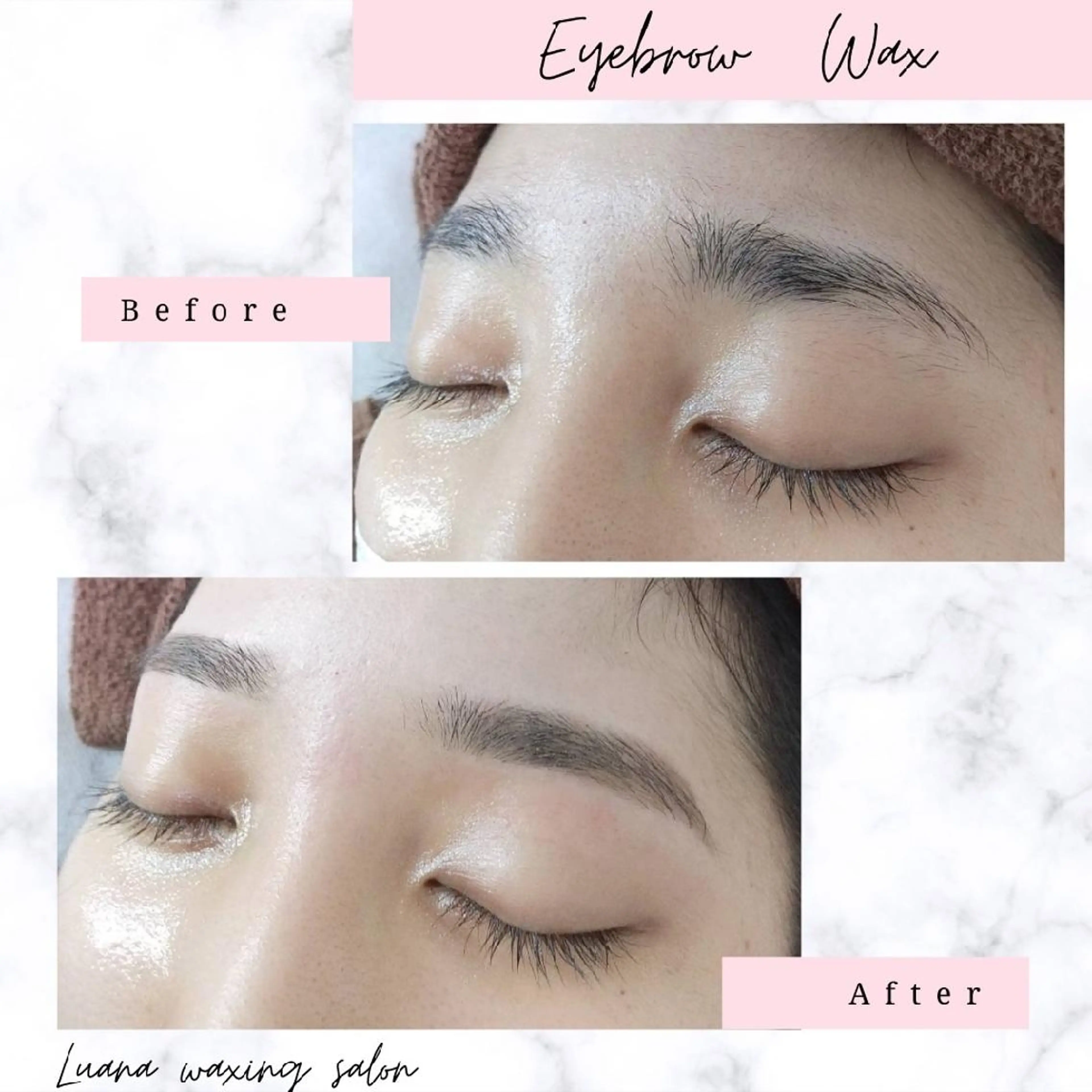 アイブロウ 眉毛ワックス脱毛 Luana waxing salon所属・Luana wax 🐚根本のエステ・リラクイメージ