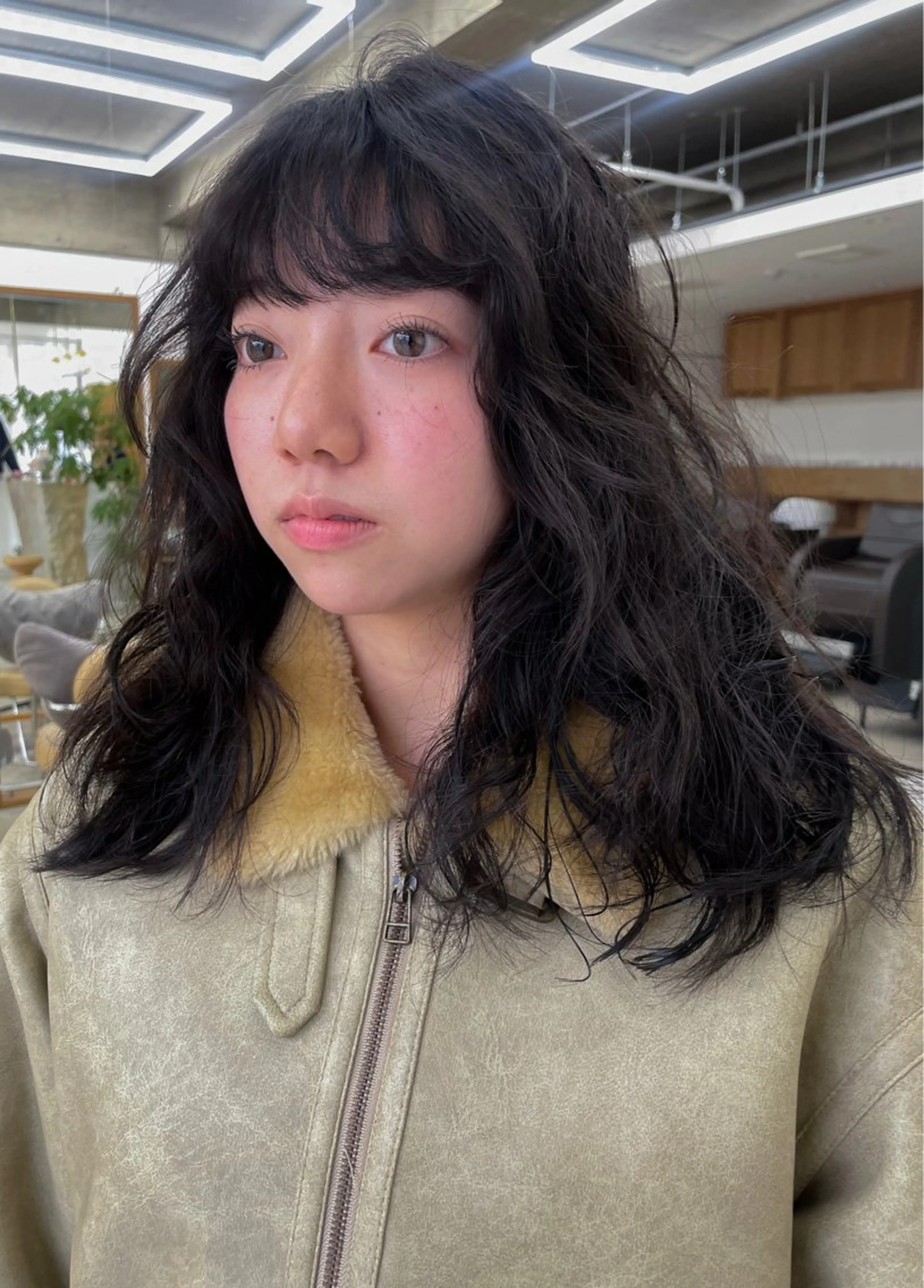 ロング パーマ パーマ/レイヤー 岩山丈一郎のヘアスタイル