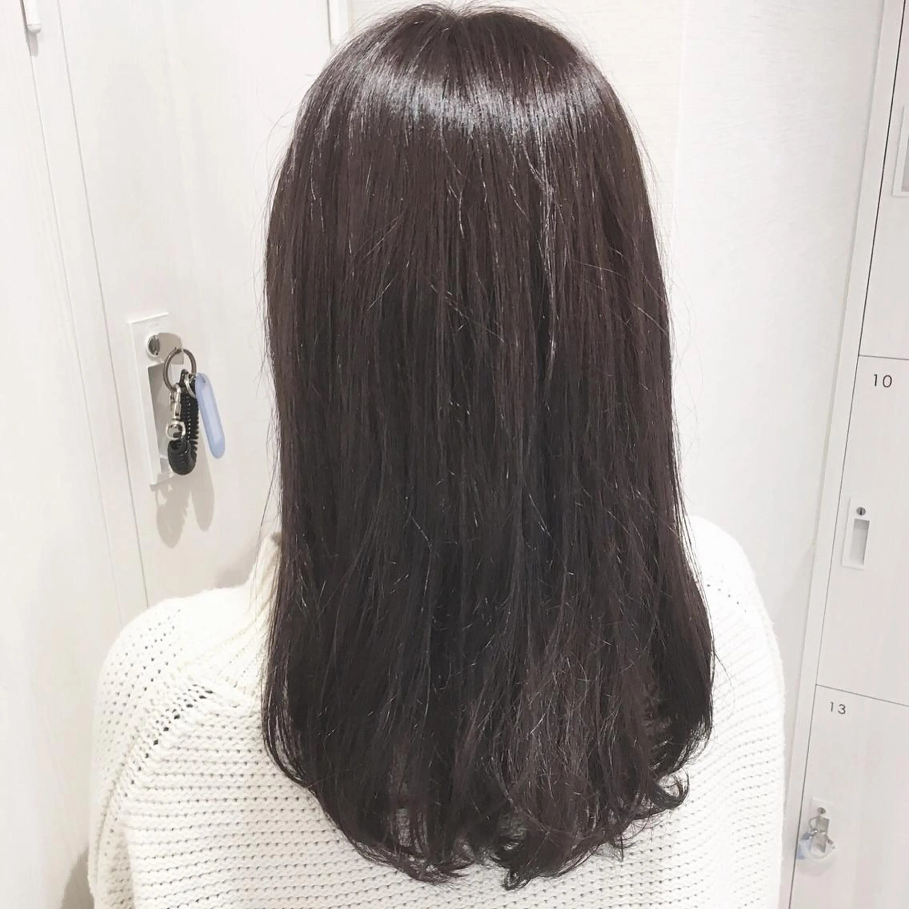 カラー ショコラグレージュ グレージュ イルミナカラー 外国人風カラー レイヤー/韓国/ 顔周り/しんやのヘアスタイル