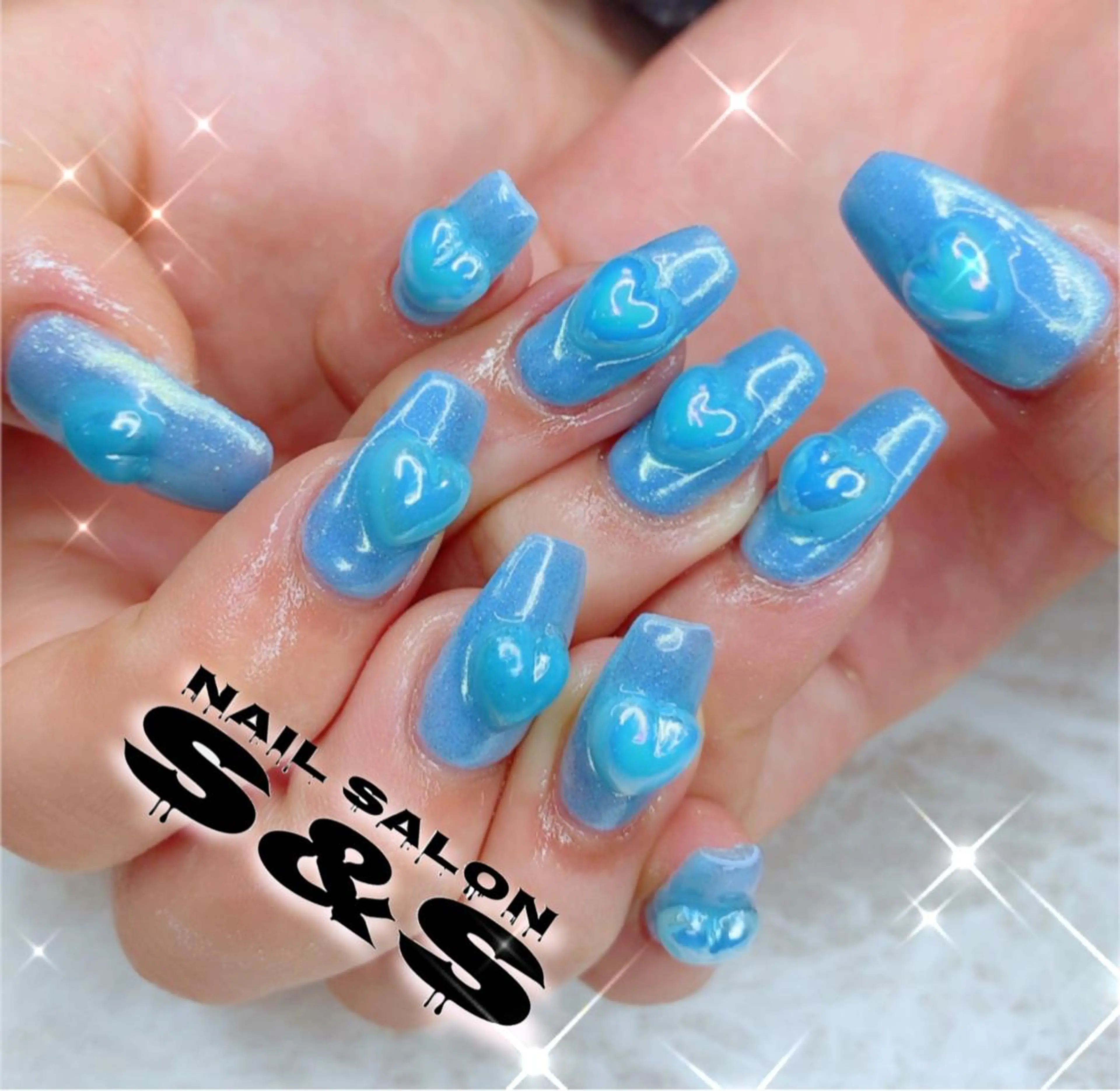 ネイル オーロラネイル 長さ出し メンズネイル 持ち込み スカルプネイル S&S 村田小百合のネイルデザイン