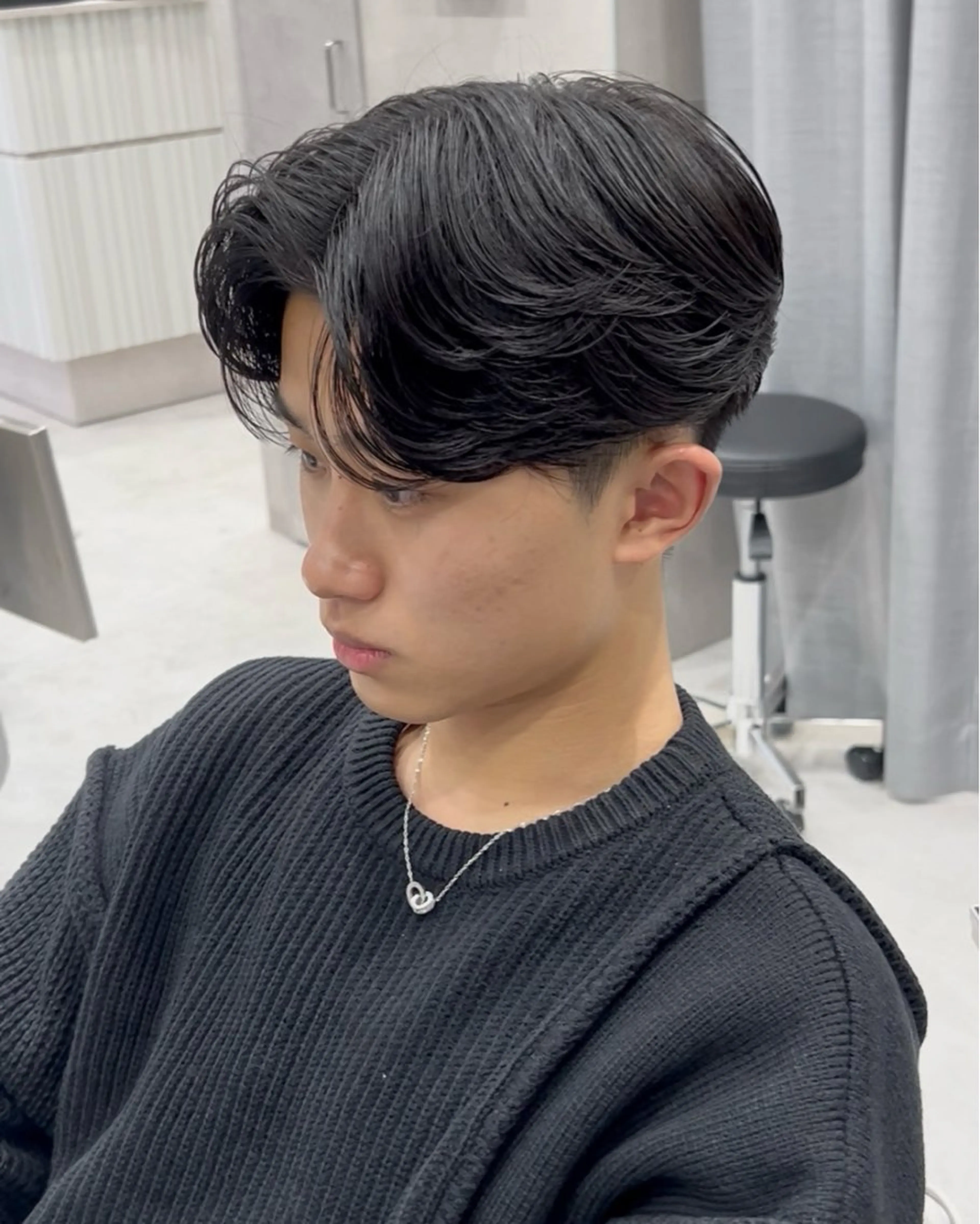 メンズ カット 縮毛矯正 【メンズ縮毛矯正】 kanata/溝の口のヘアスタイル