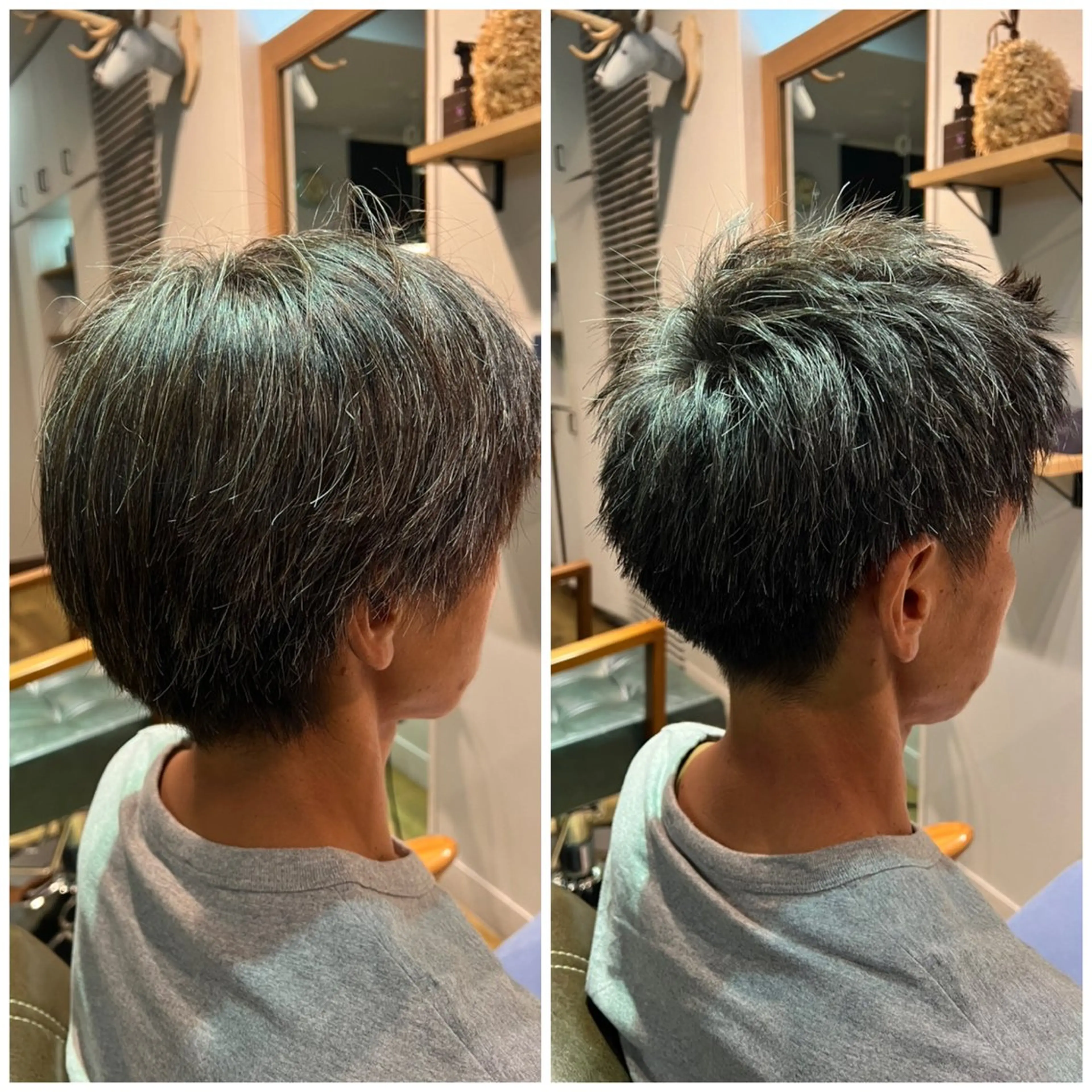 ショート ツキダテ ユイのヘアスタイル