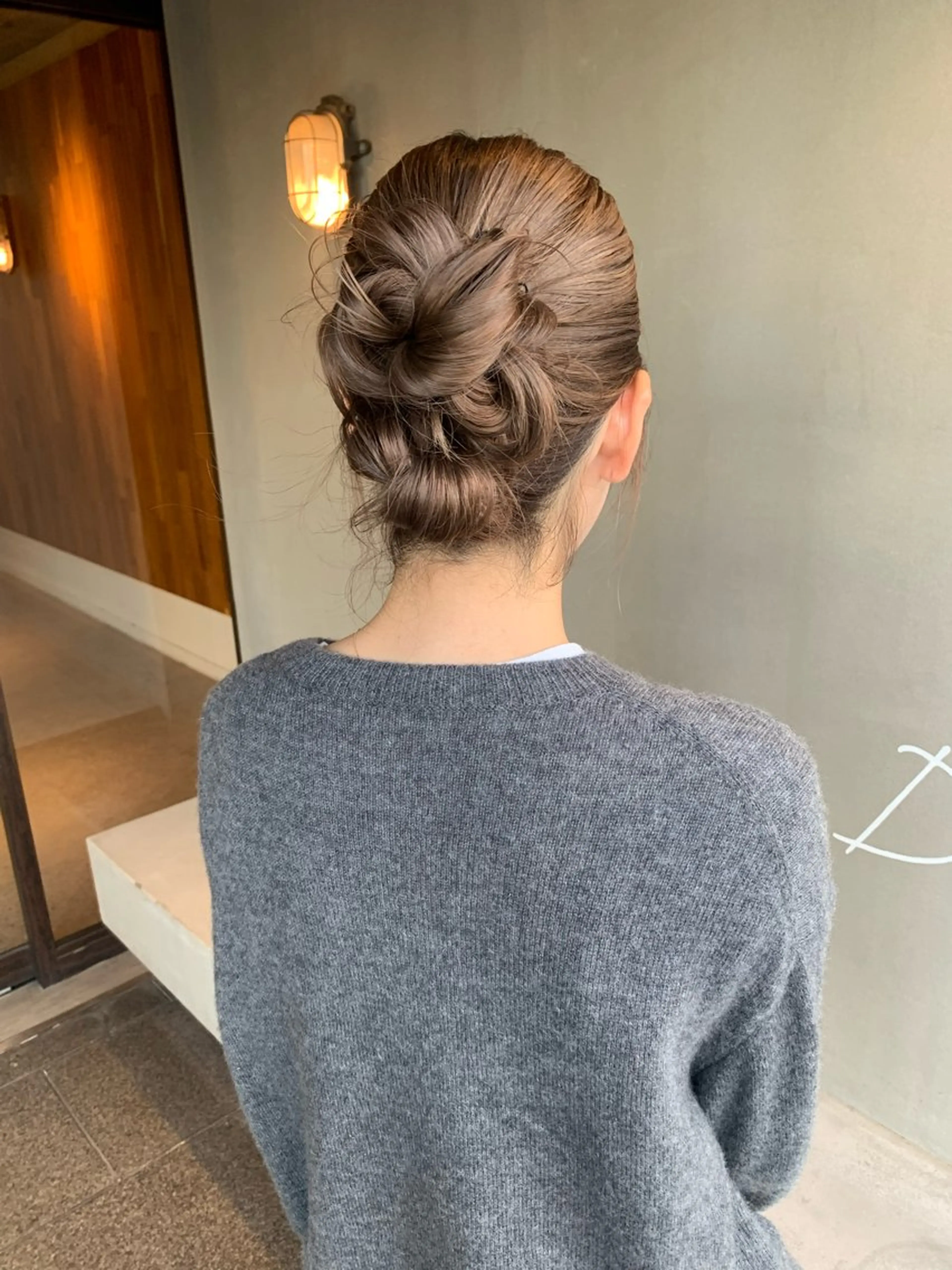 ロング ヘアアレンジ ヘアセット ブリーチ/アレンジ 天満/chihiroのヘアスタイル