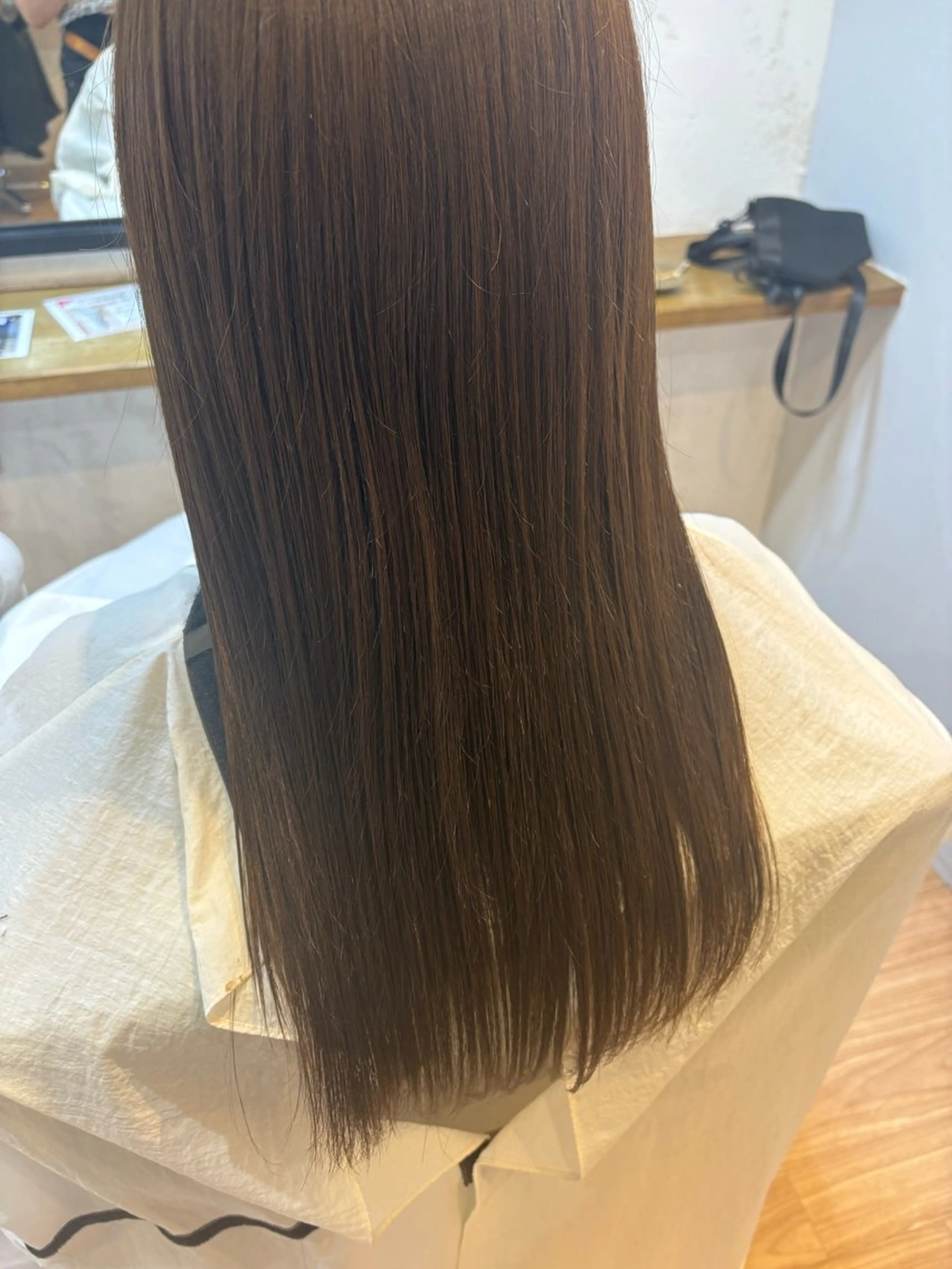 セミロング ヘアカラー トリートメント IRICO たまプラーザ所属・韓国ヘアー🇰🇷 MIWAのヘアスタイル