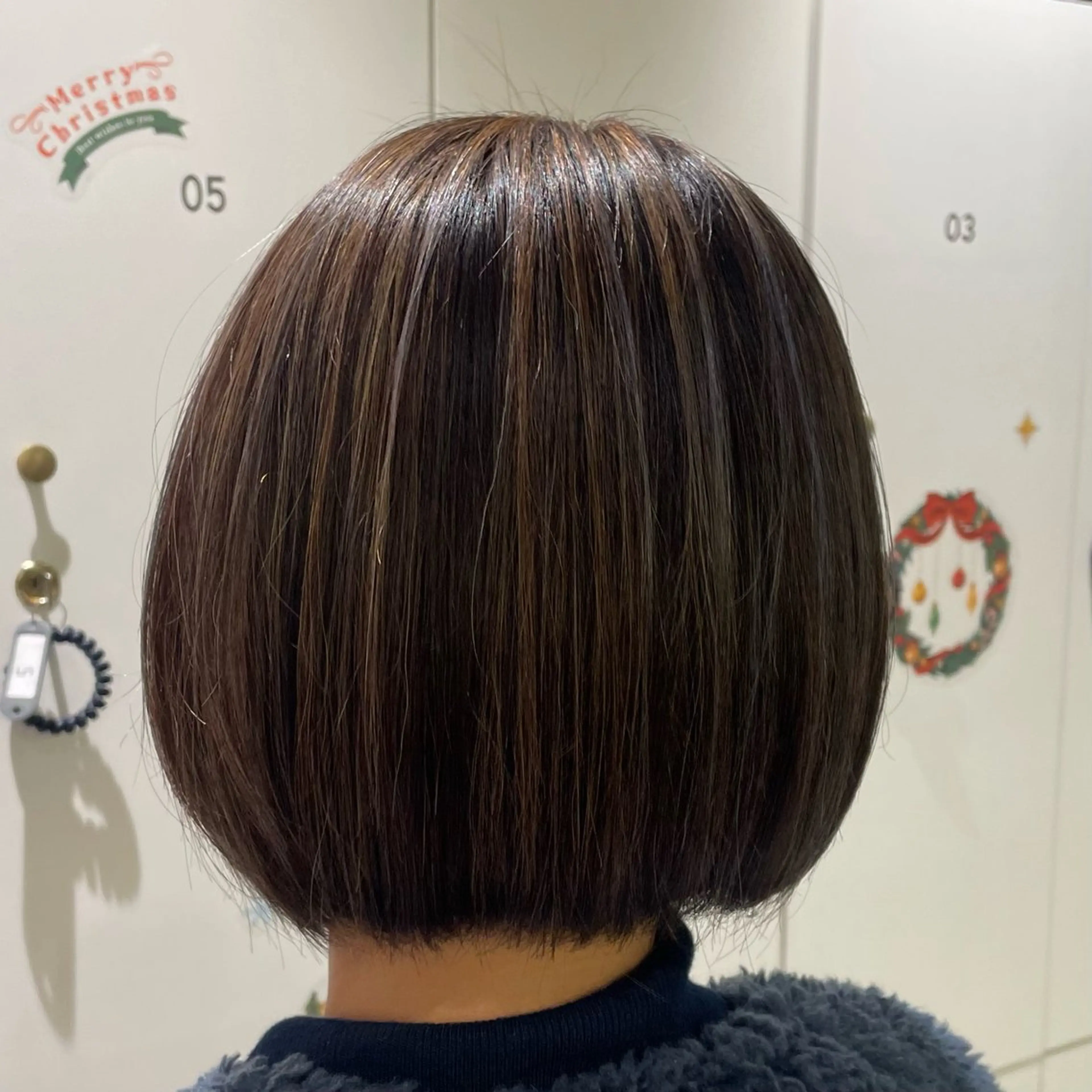 ショート カラー ブリーチ ブラウンカラー ケアブリーチ ハイライトカラー ハイライト カット ヘッドスパ 暖色カラー/レイヤー スタイル みはる🌙のヘアスタイル