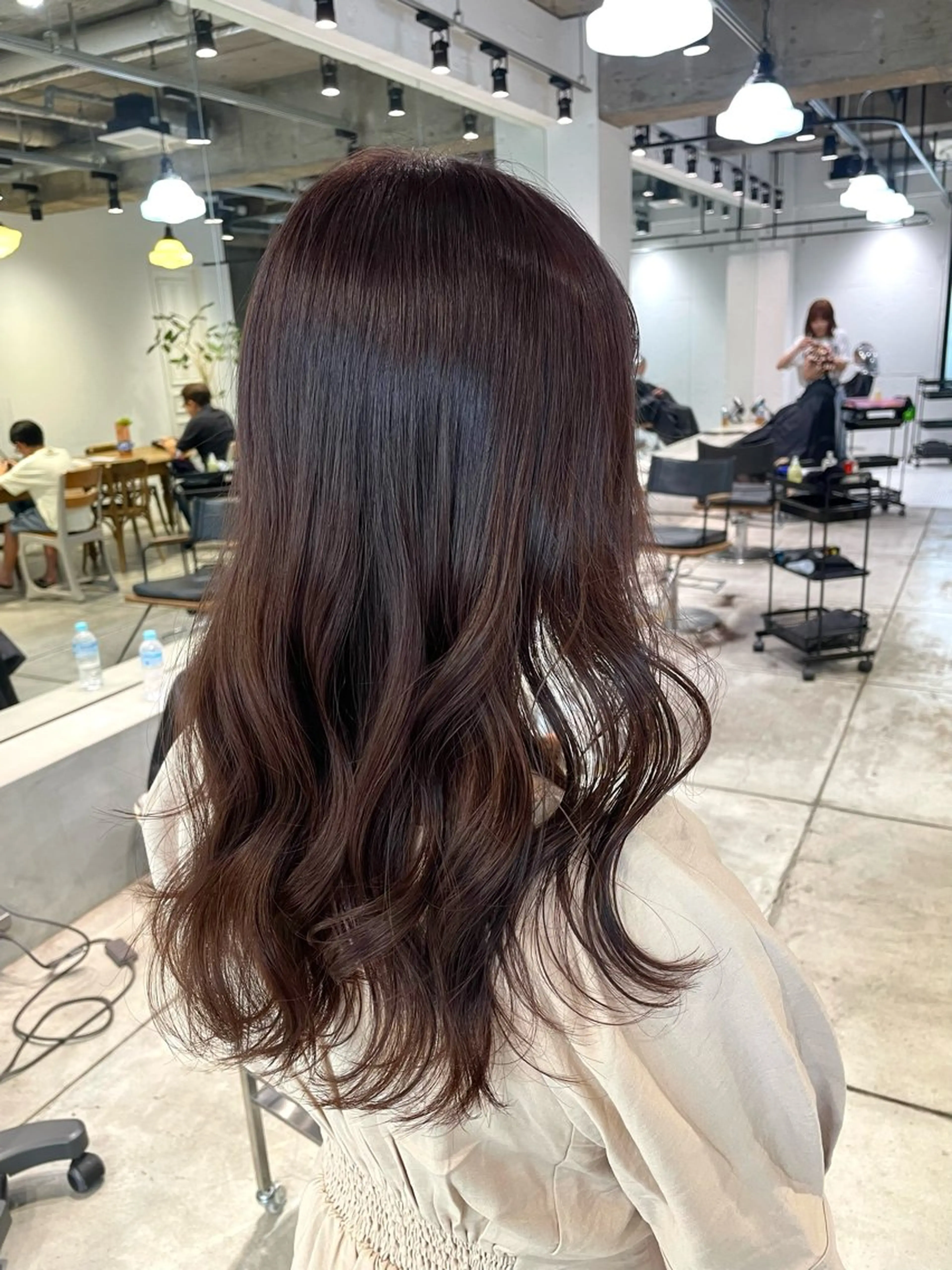 ロング カラー ヘアアレンジ ブラウンカラー ラベンダーカラー ユウナ🎀レイヤー/ 暖色カラーのヘアスタイル