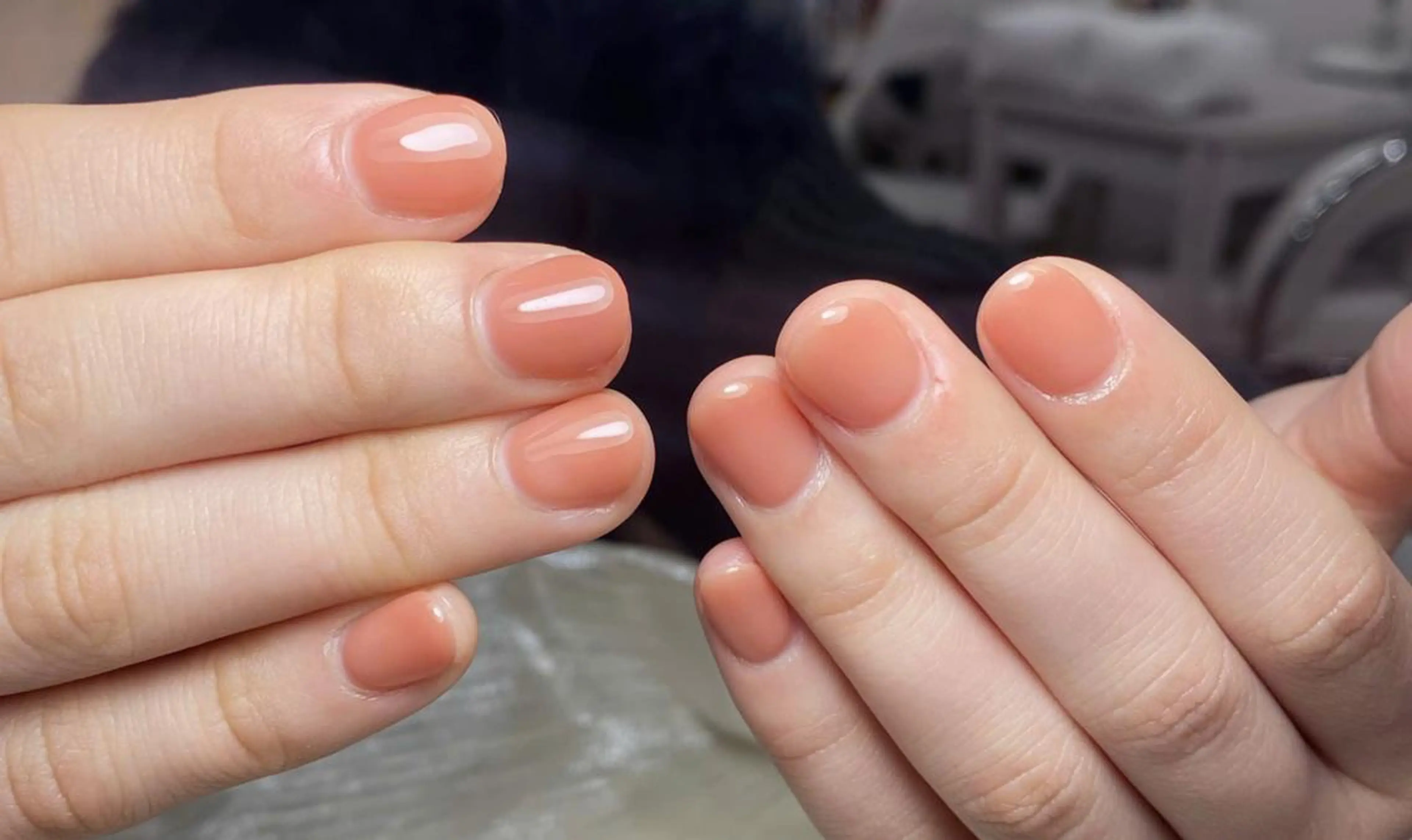 ネイル オーロラネイル ブルー チークネイル フットネイル フレンチネイル ハンドネイル Hana ハナのネイルデザイン