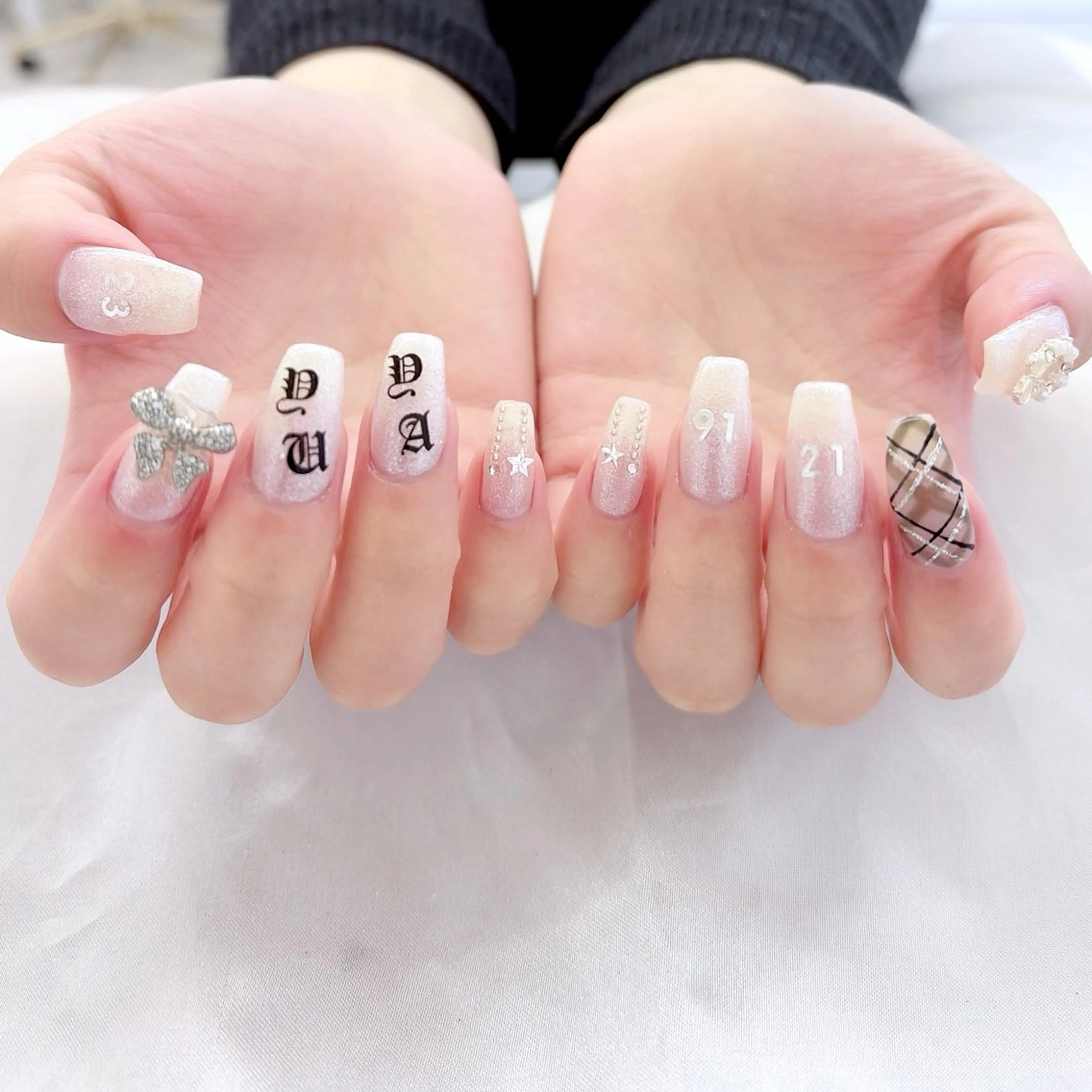 ネイル 【大垣ネイル】 ゆうか🩵のネイルデザイン