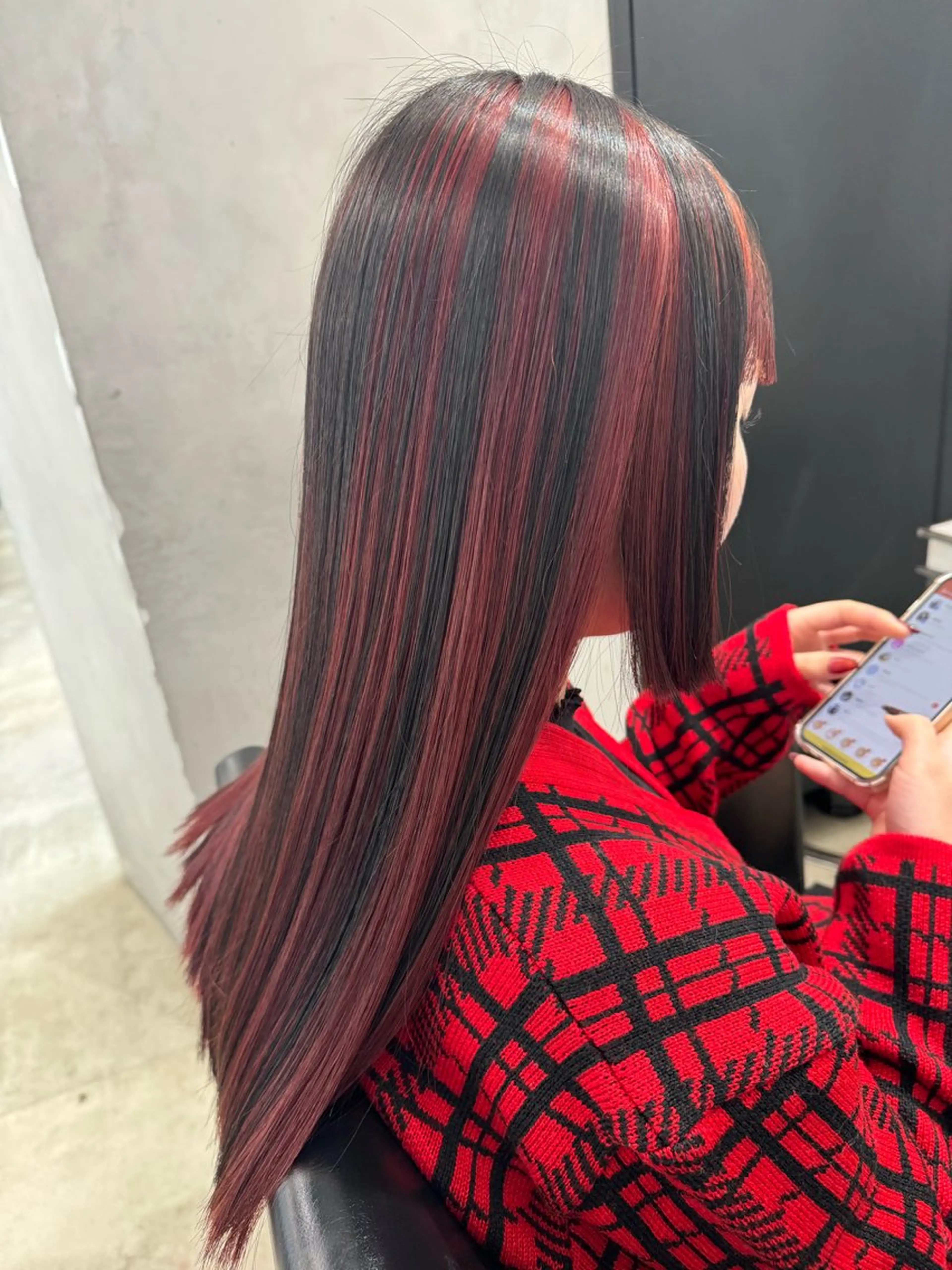 ロング カラー カット ヘアカラー トリートメント 透明感カラー✨艶髪 制作🌱山根あゆみのヘアスタイル