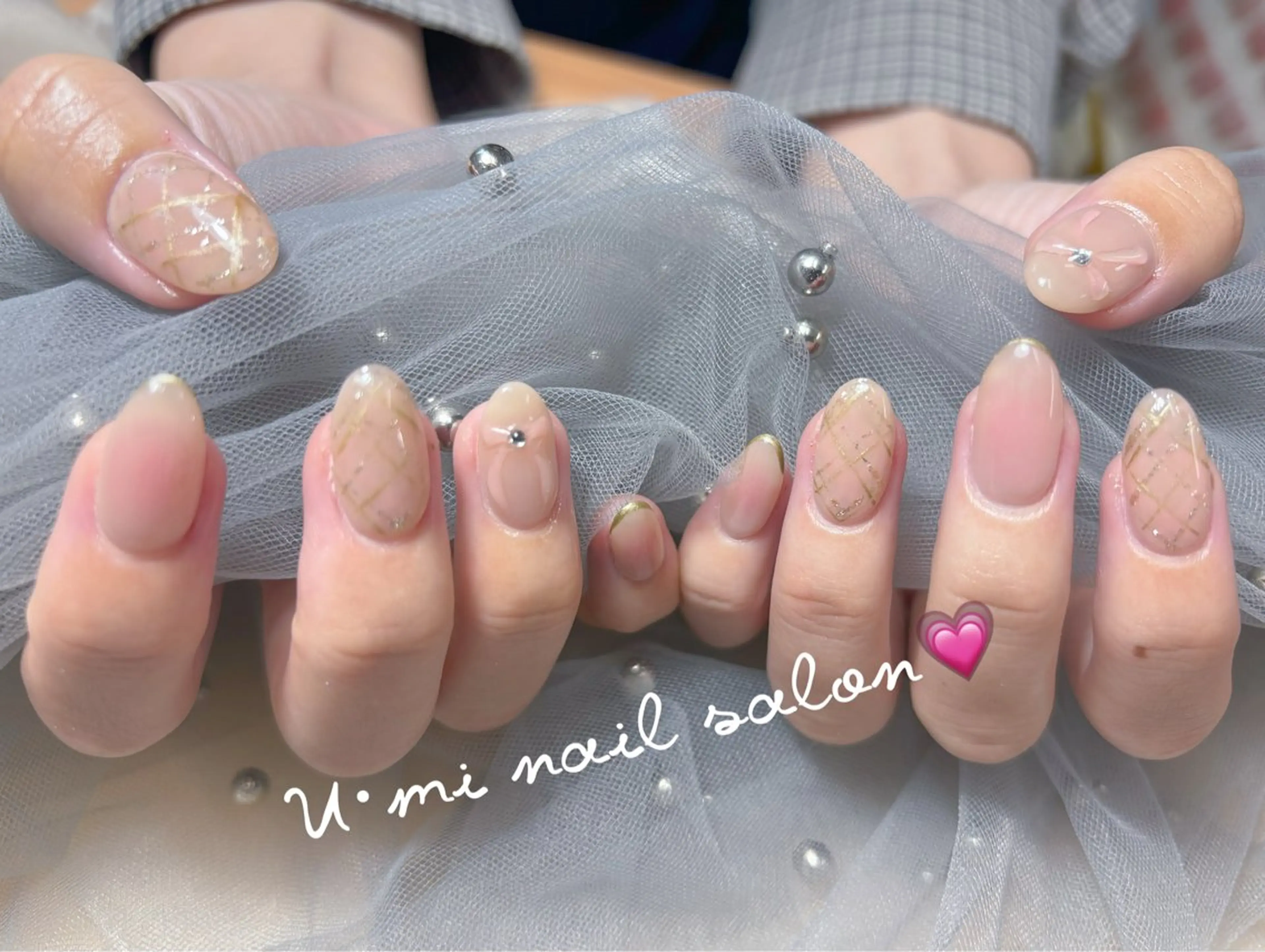 ネイル 持ち込み ハンドネイル U·Mi nail salon所属・U·Mi 上野御徒町容のネイルデザイン