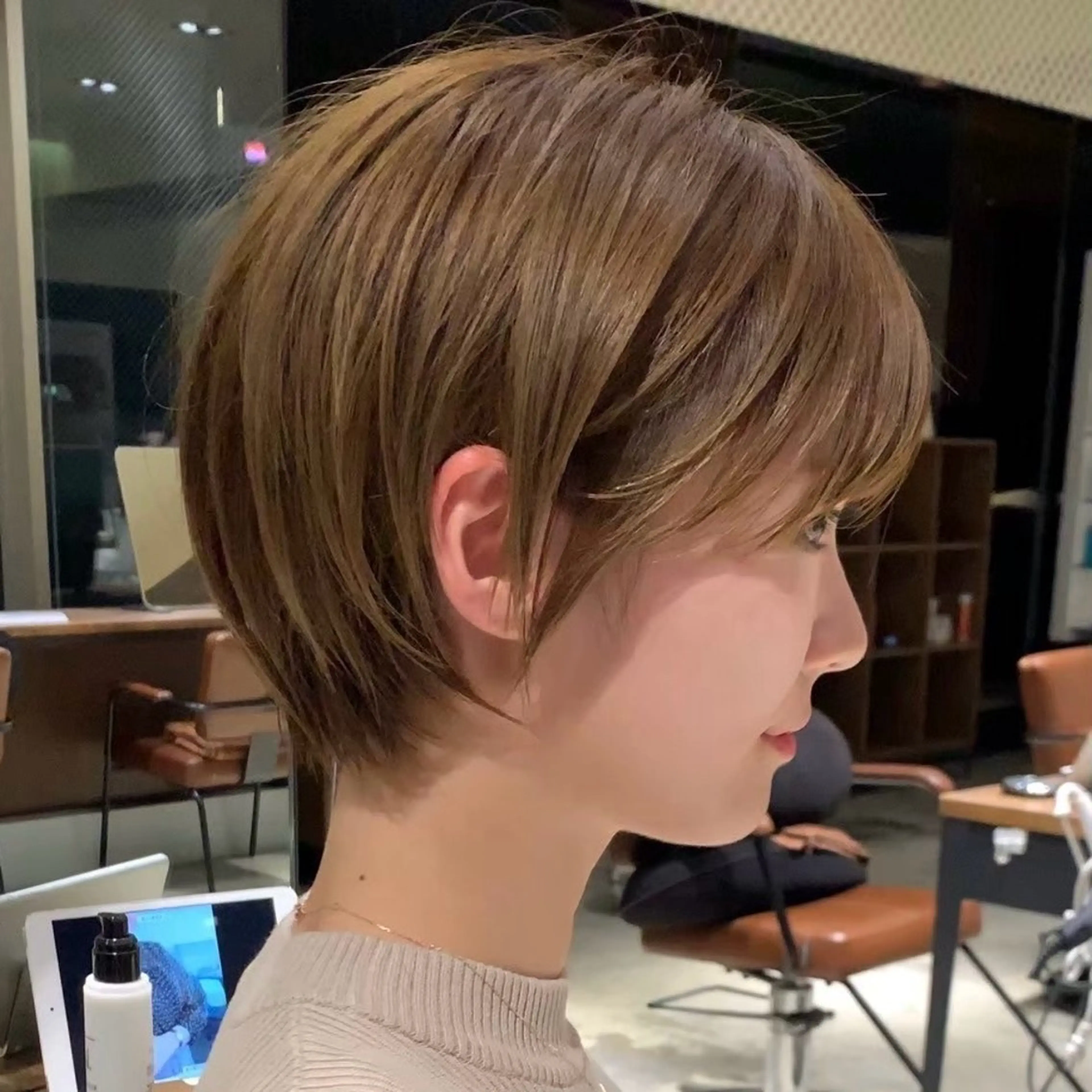 ショート カット トリートメント 🩶ショート・レイヤ ーカット/あさか🩶のヘアスタイル