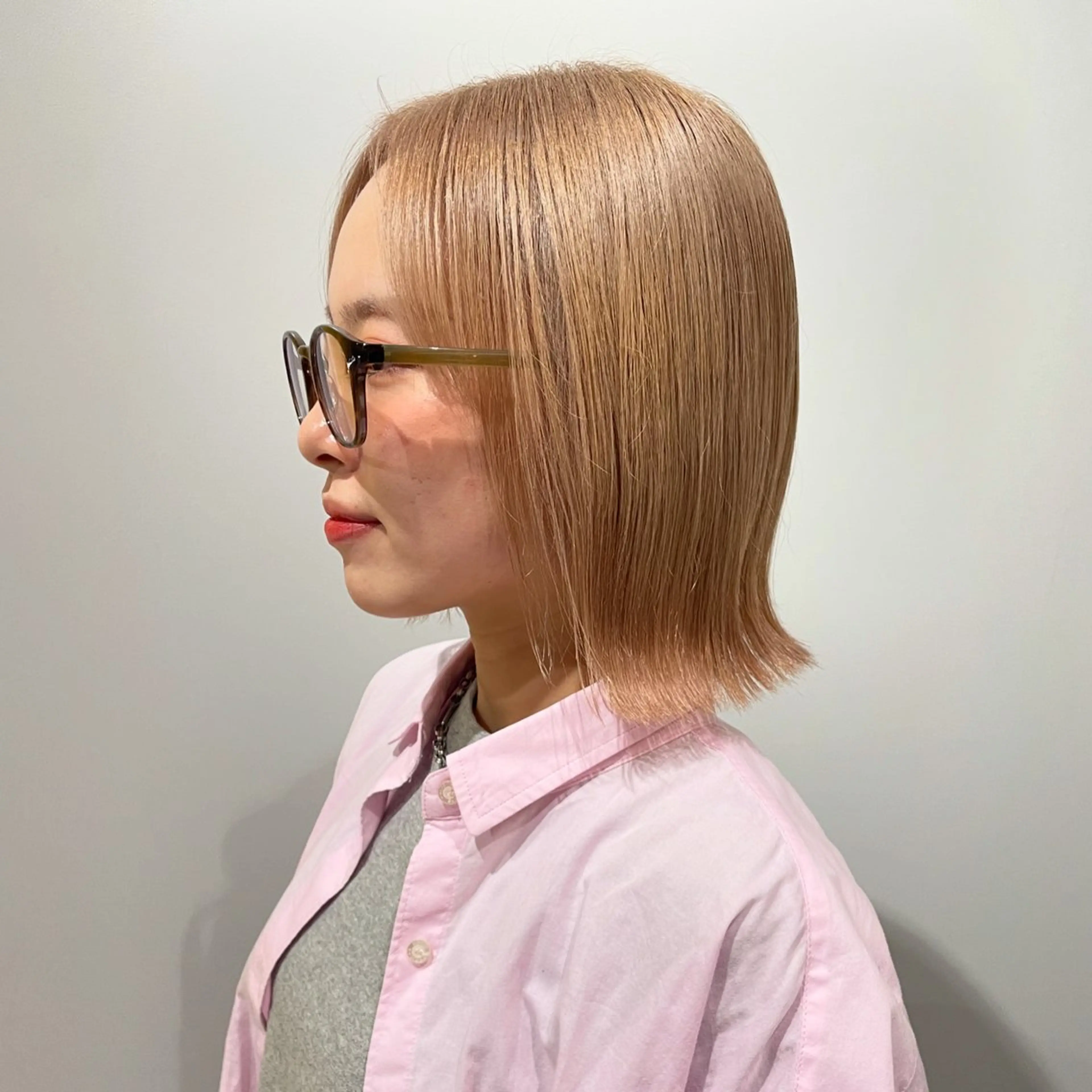 ミディアム ハイトーン/ボブ /Riimooaのヘアスタイル