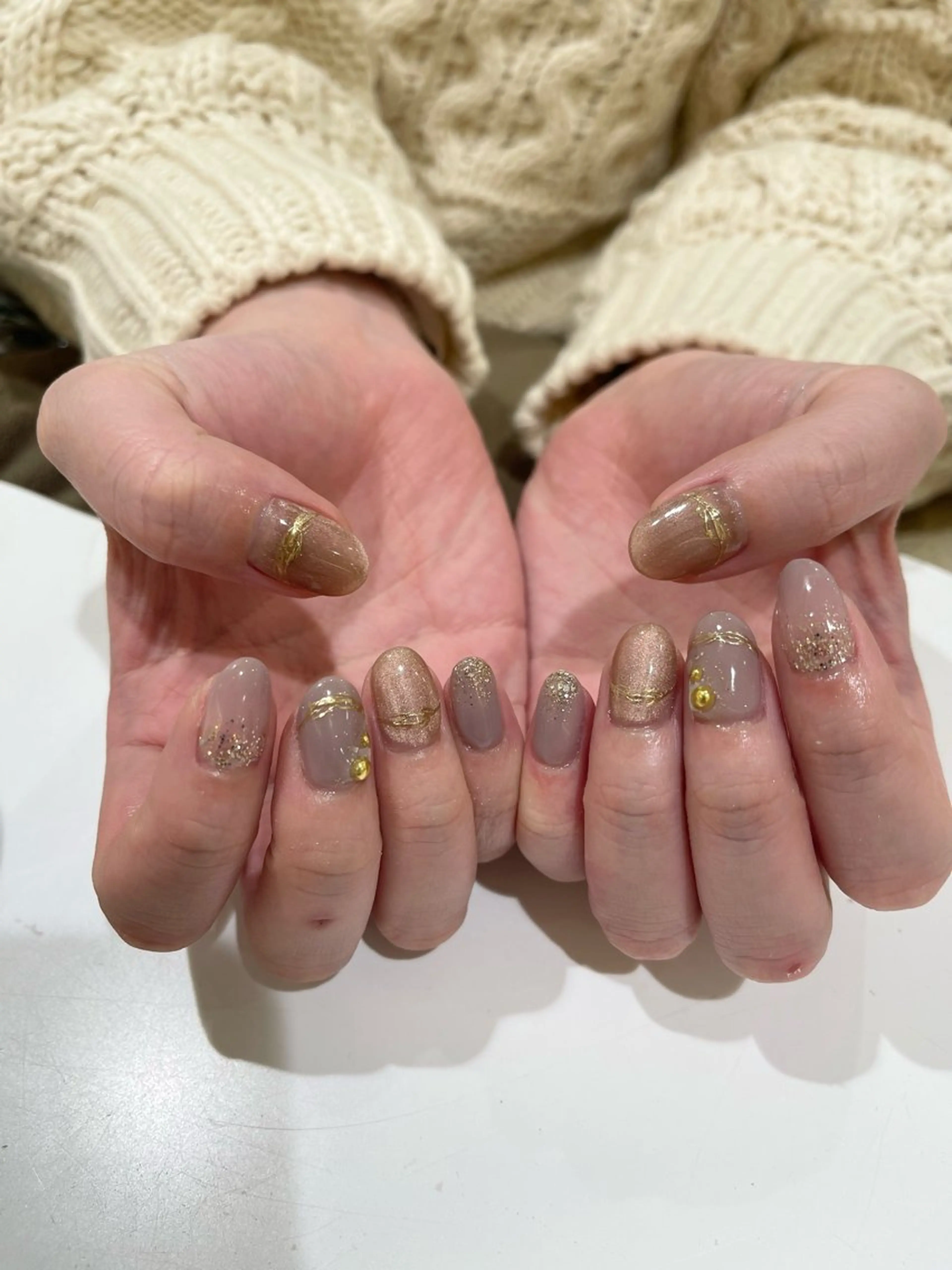 ネイル 🐶 🐾のネイルデザイン