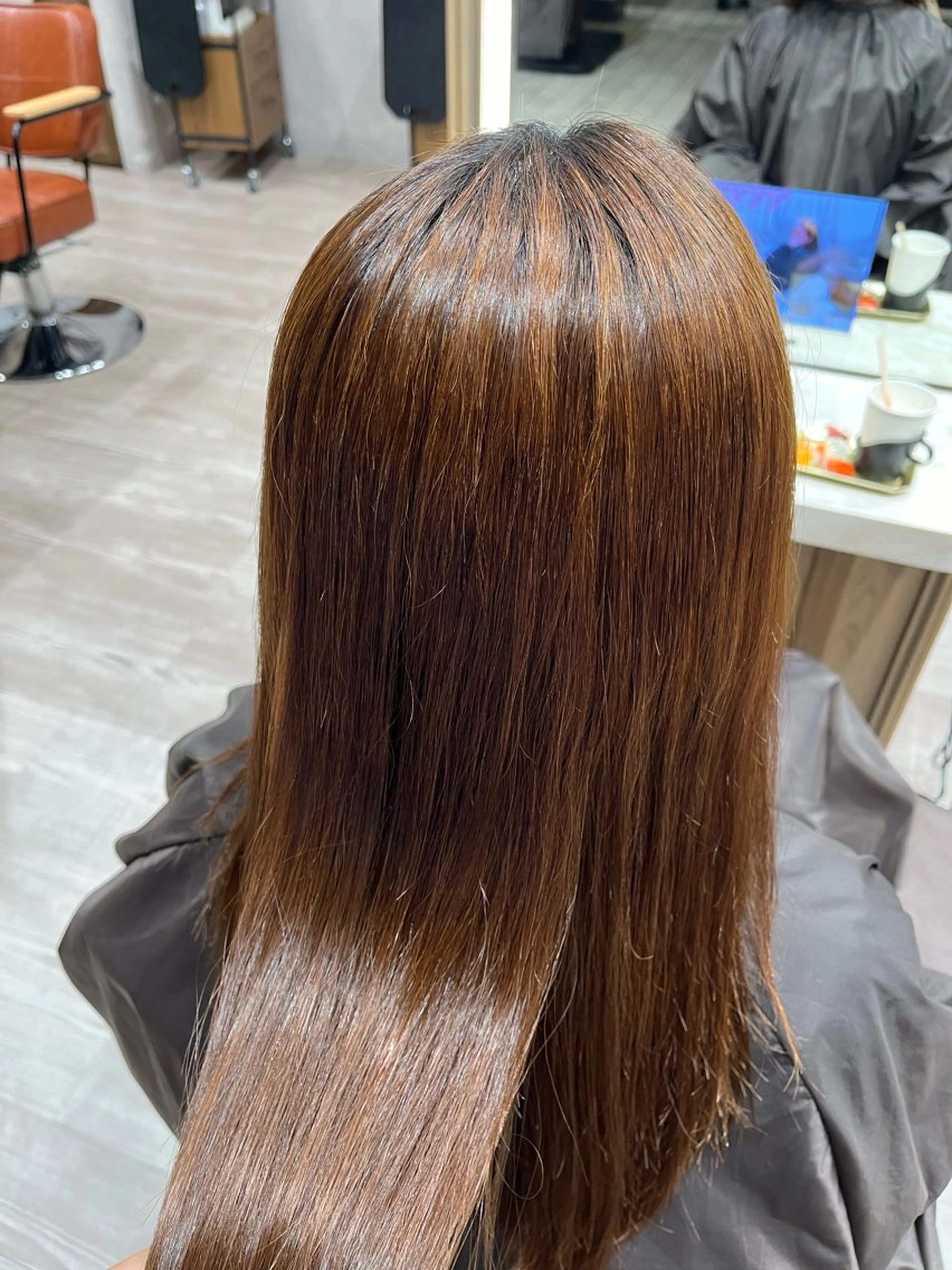 ロング 縮毛矯正 PANOLA下北沢店所属・hana 🦖のヘアスタイル