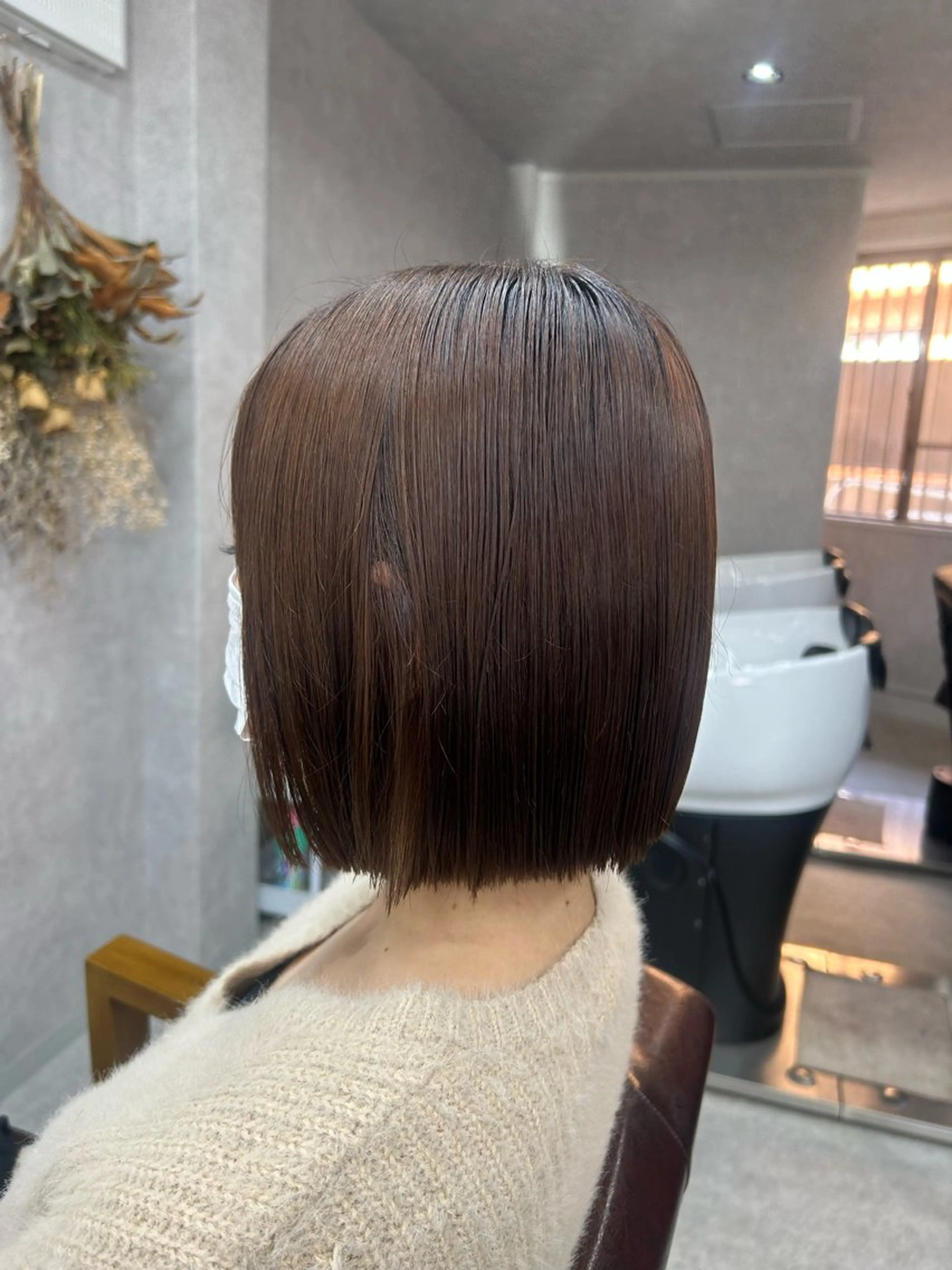 ショート カラー カット ヘアカラー トリートメント Lien 深井店のヘアスタイル
