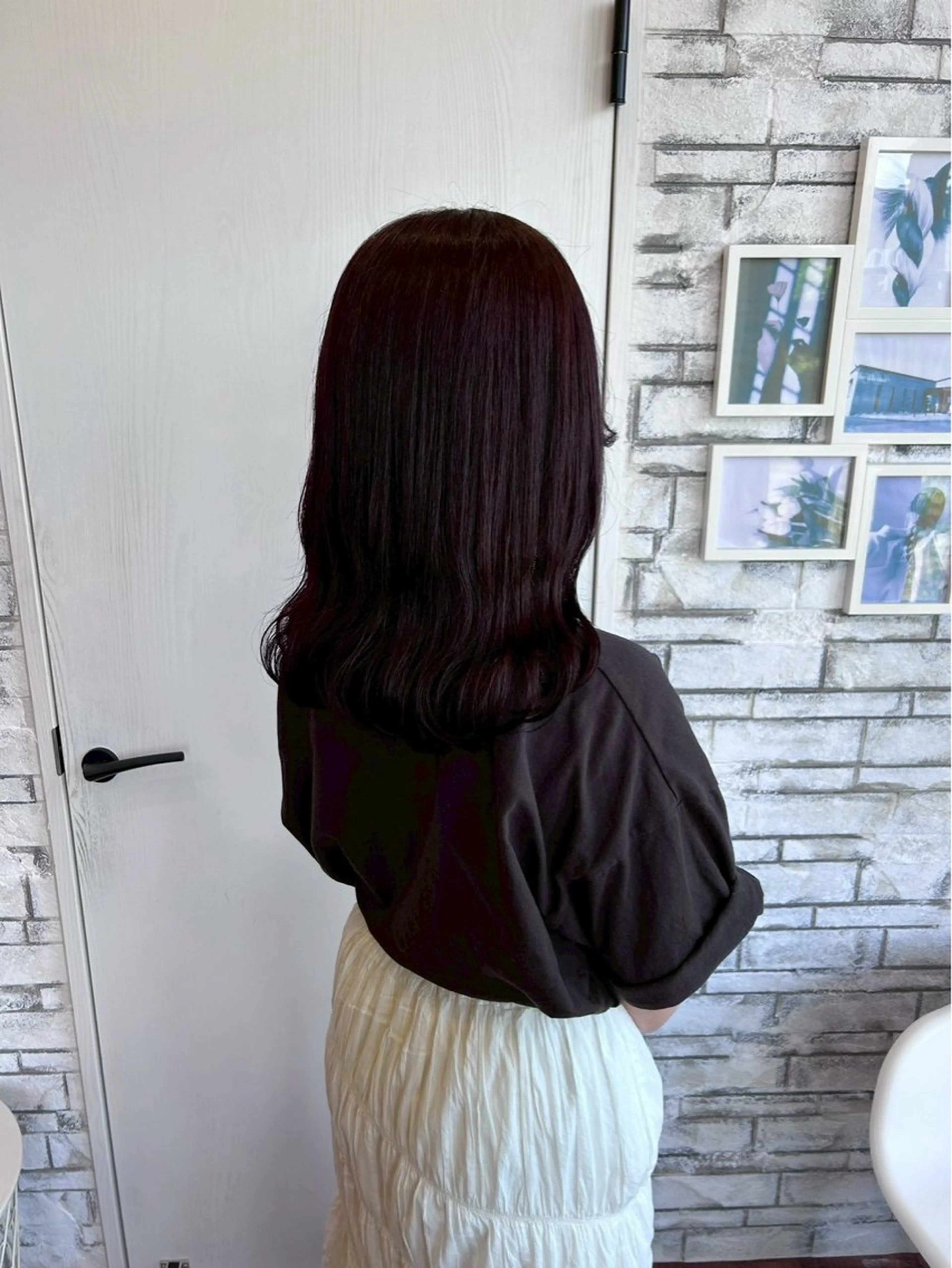 セミロング りな/ツヤカラー/ 豊橋美容院のヘアスタイル