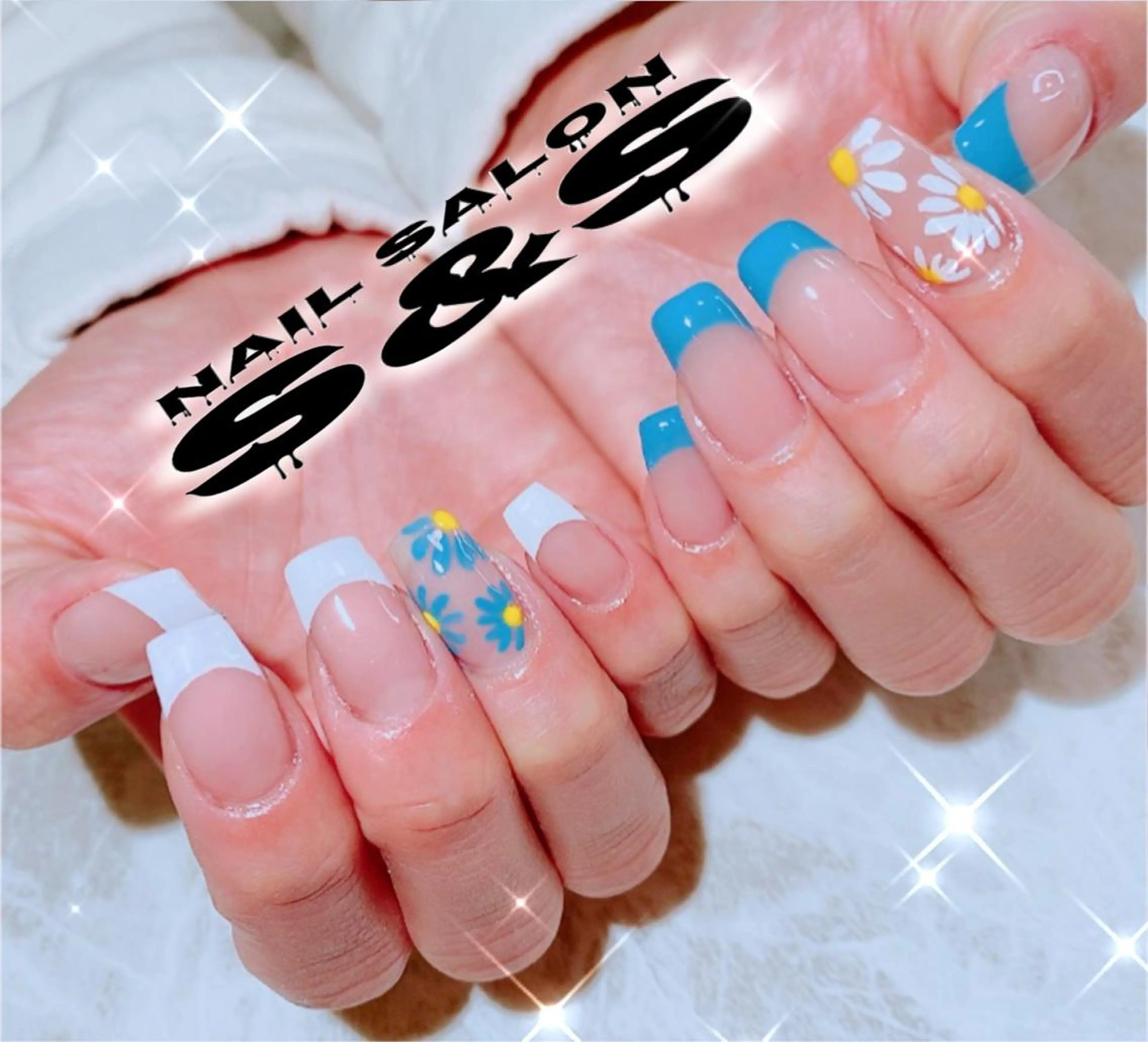 ネイル 長さ出し フラワーネイル メンズネイル 持ち込み スカルプネイル S&S 村田小百合のネイルデザイン