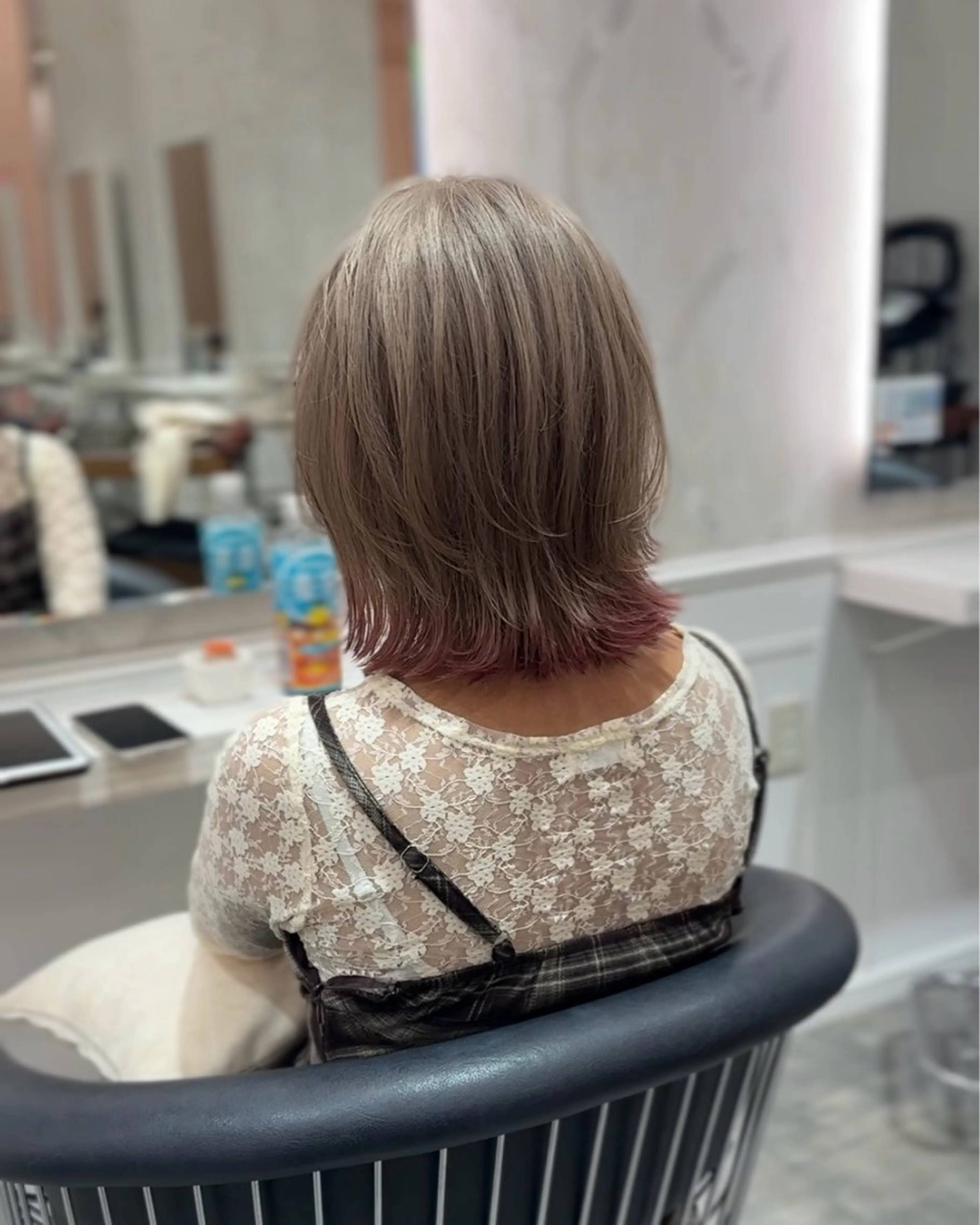 無料カットモデル🎀【レディースミディアム】Aujuaシャンプートリートメント付き!の写真