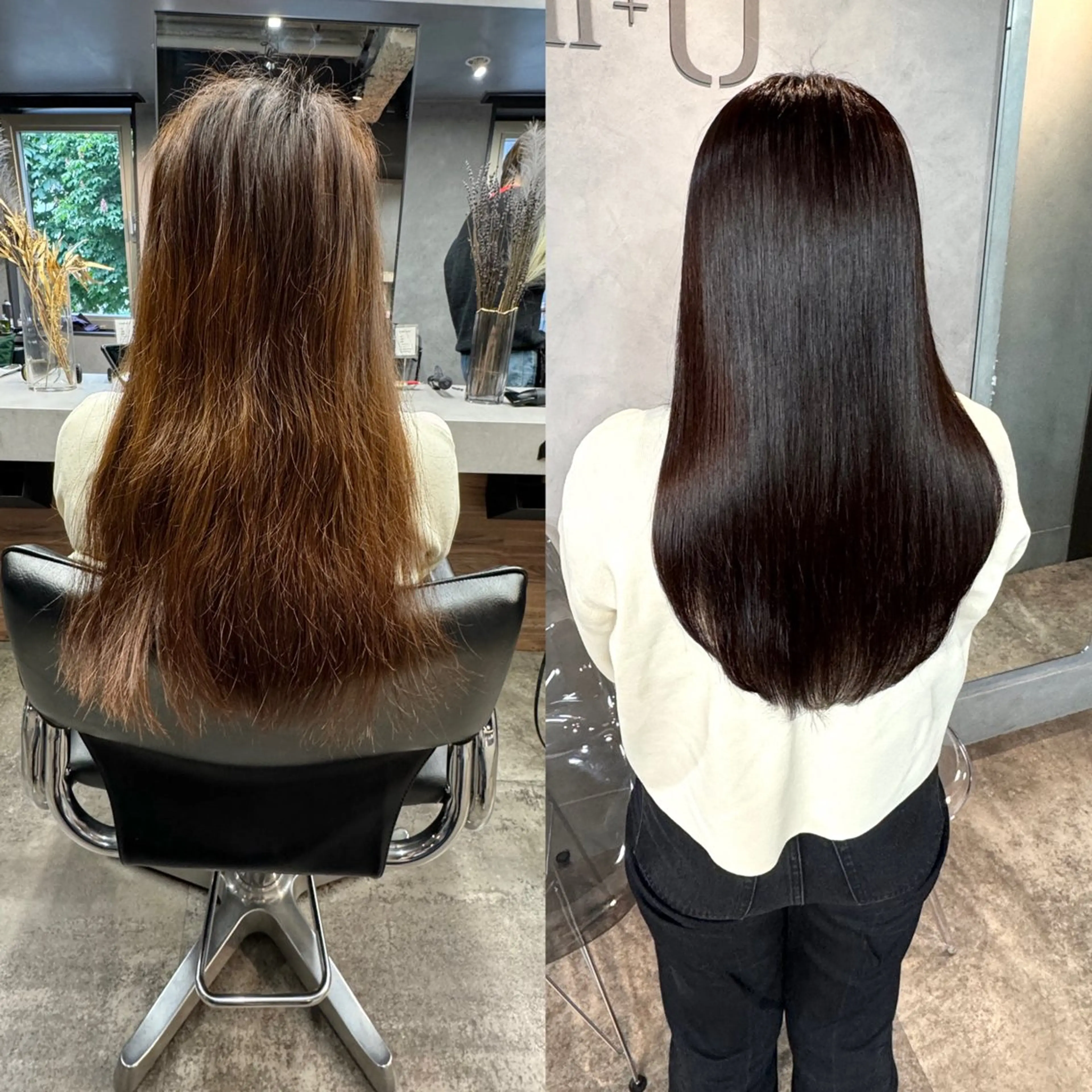 ロング カット ヘアカラー 縮毛矯正 トリートメント 髪質改善/艶髪 MINAMIのヘアスタイル