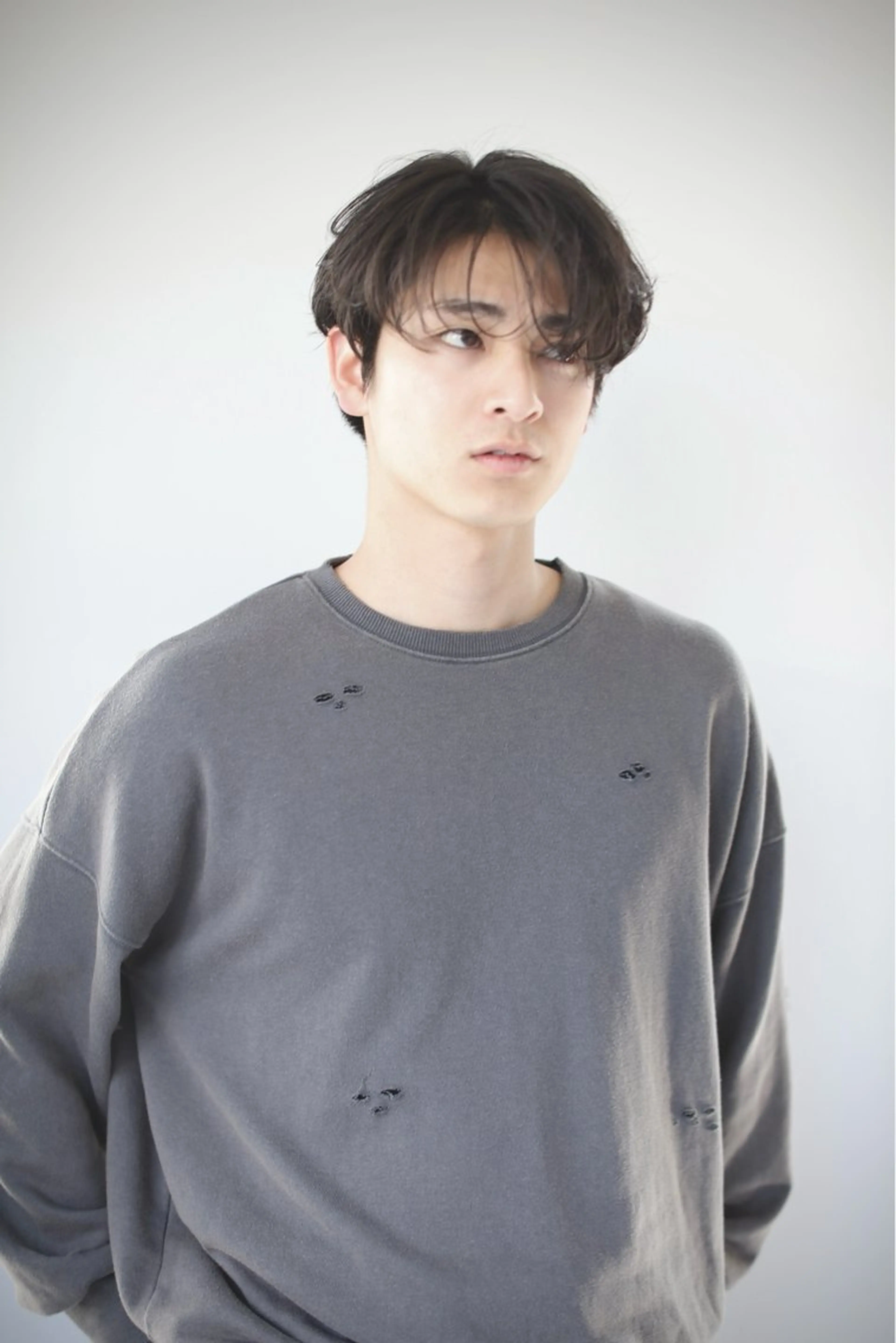 ショート パーマ メンズ カット パーマ トリートメント ヘッドスパ ヘアセット gallica表参道 副店長/佐藤翼のヘアスタイル